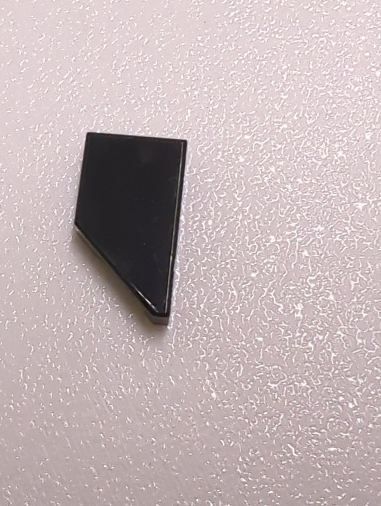 NEU Fliese, modifiziert 1 x 2 Keil rechts schwarz