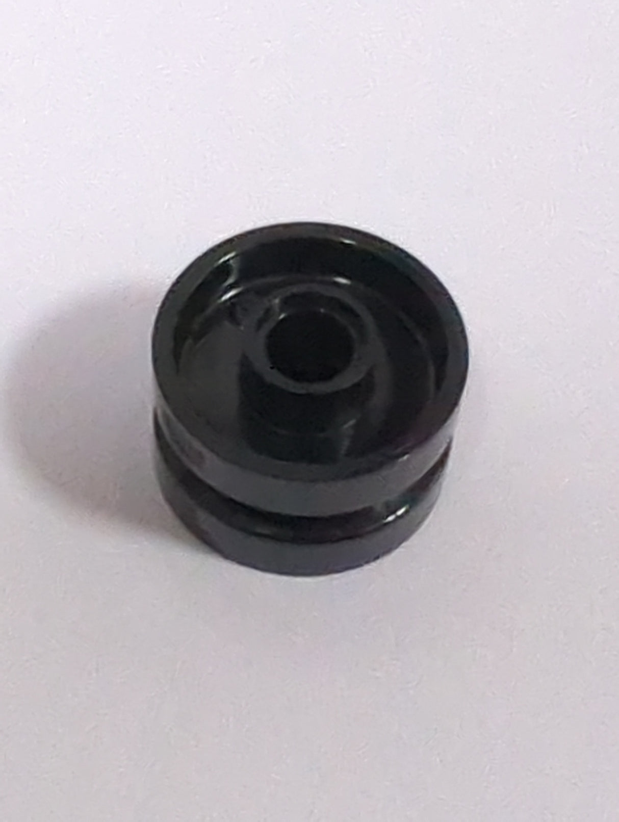NEU Felge 18mm D. x 12mm mit Pinloch und Noppe, gepunktet schwarz