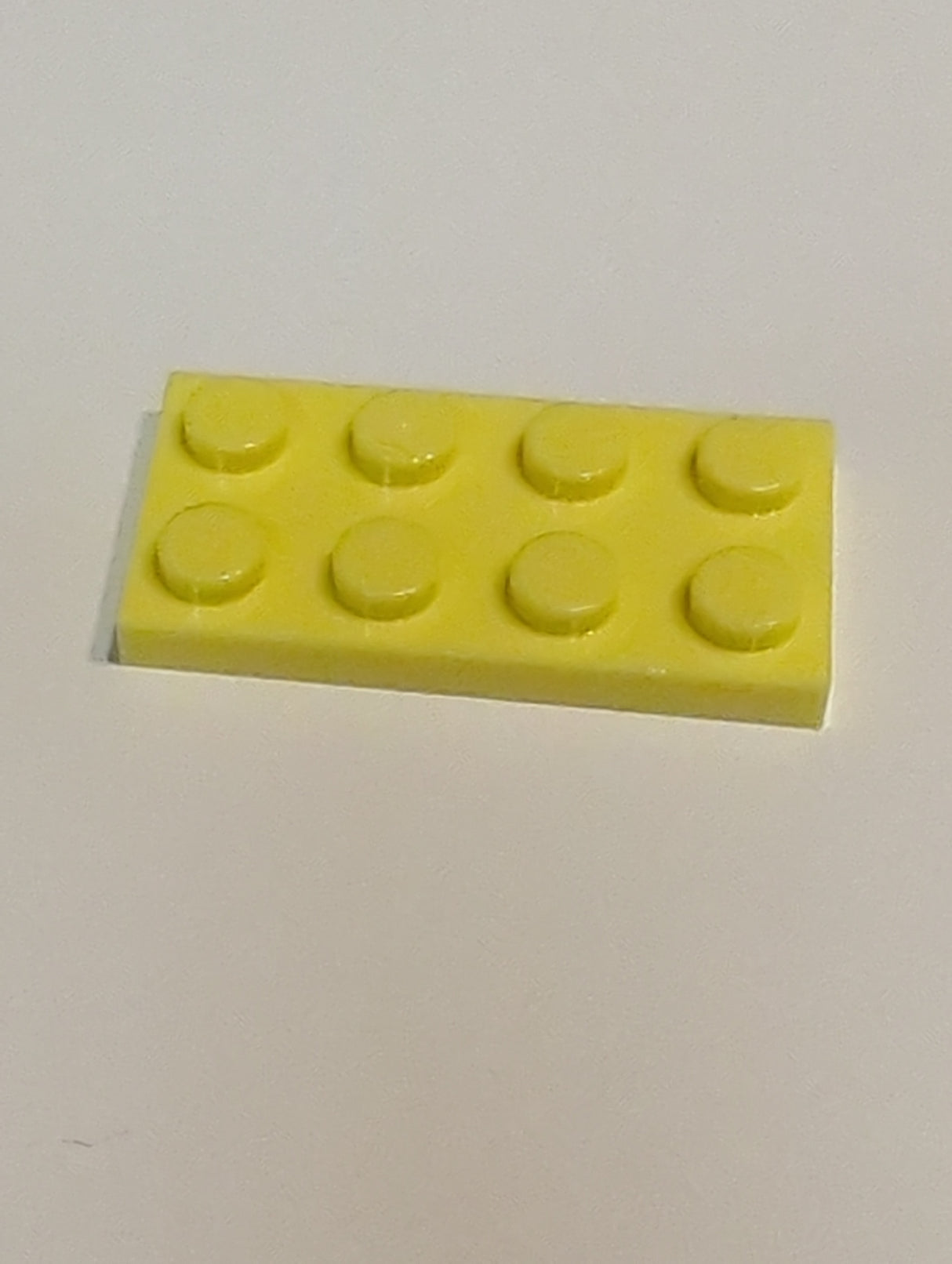 NEU Platte 2 x 4 hellgelb