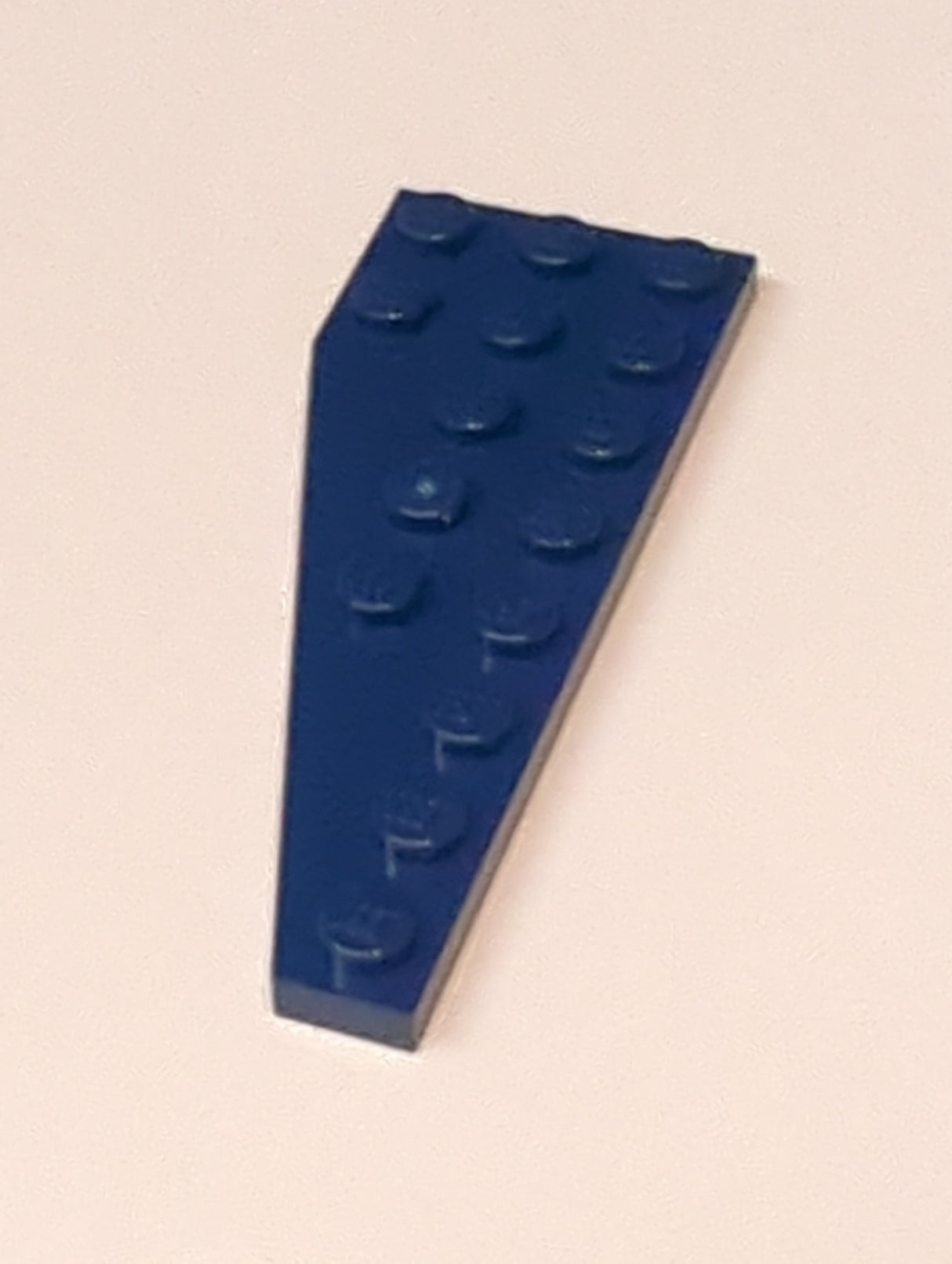 NEU Platte modifiziert, Flügel 8 x 3 Pentagonal rechts dunkelblau