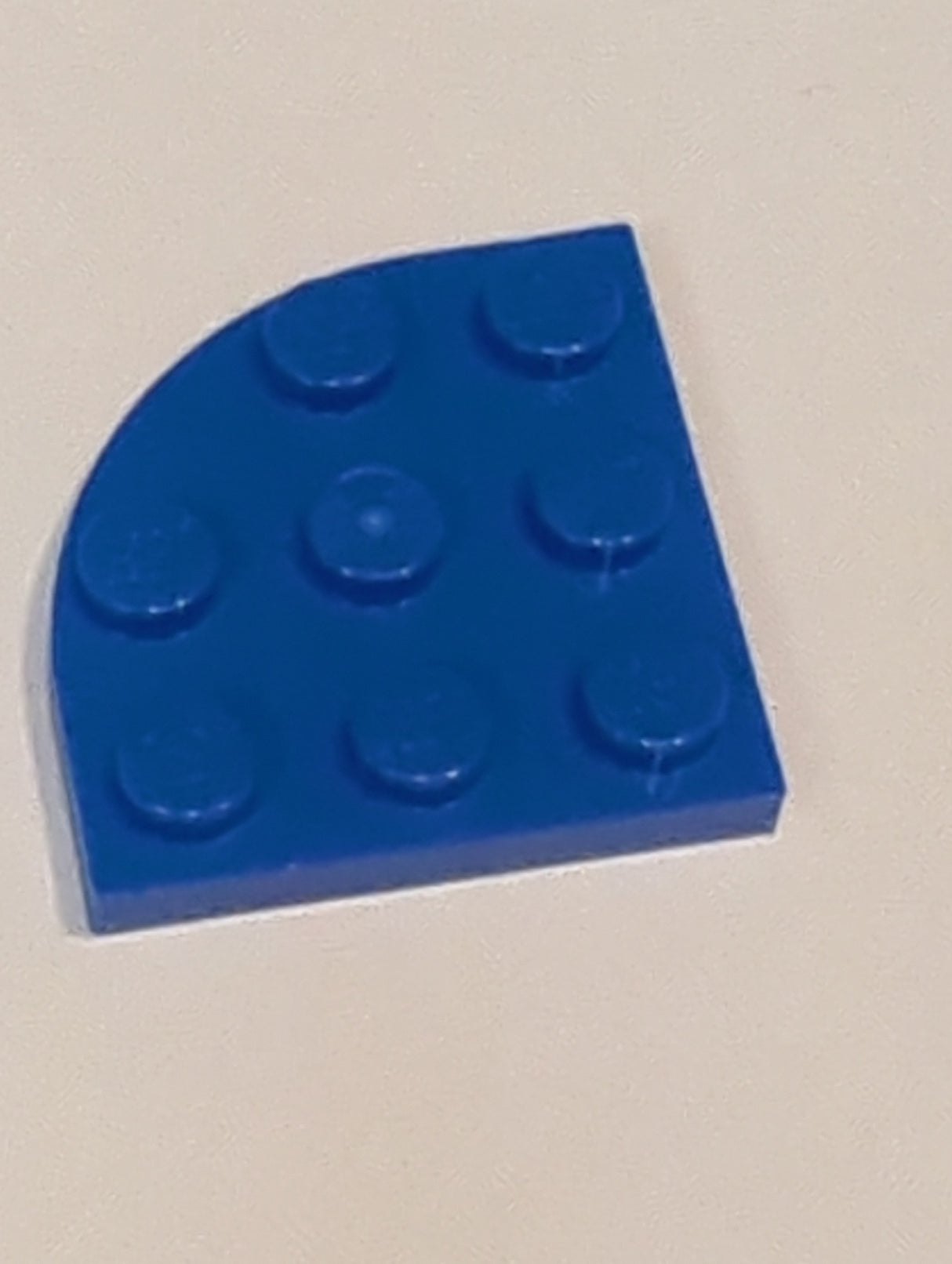 NEU Platte, Rund Ecke 3 x 3 blau