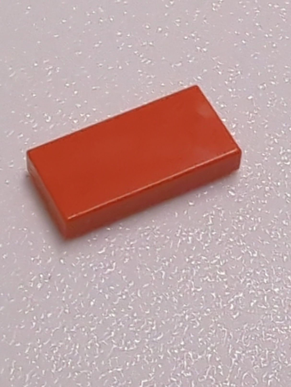 NEU Fliese 1 x 2 rotorange