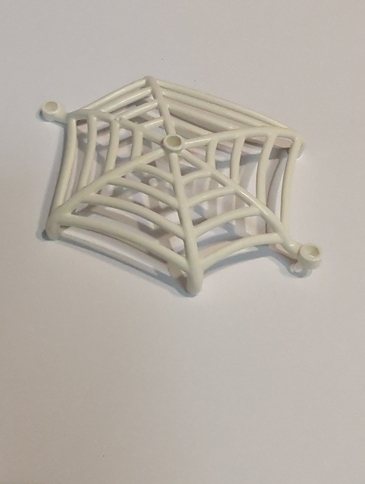 NEU Spinnennetz gebogen mit Lenkerenden und Löchern für Lenker - flexibles Gummi weiß