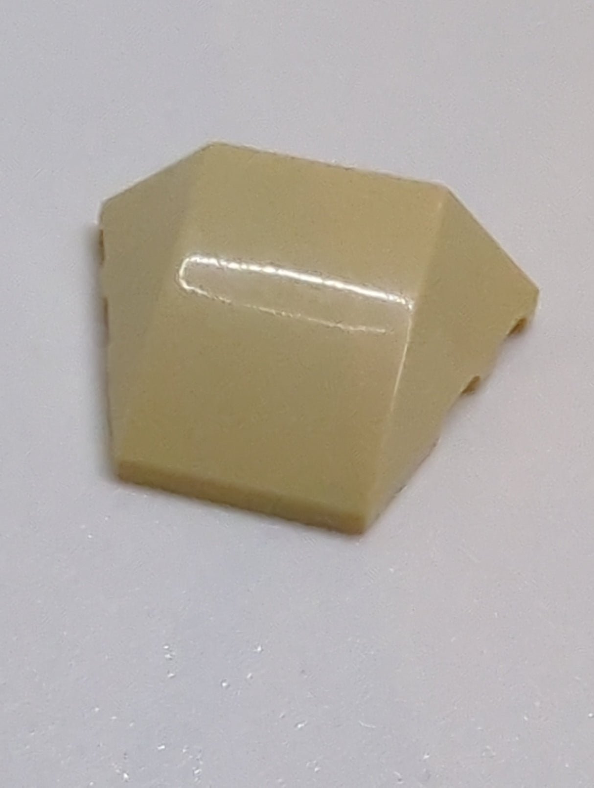 NEU Keilstein 4 x 3 dreifach gebogen ohne Noppen beige