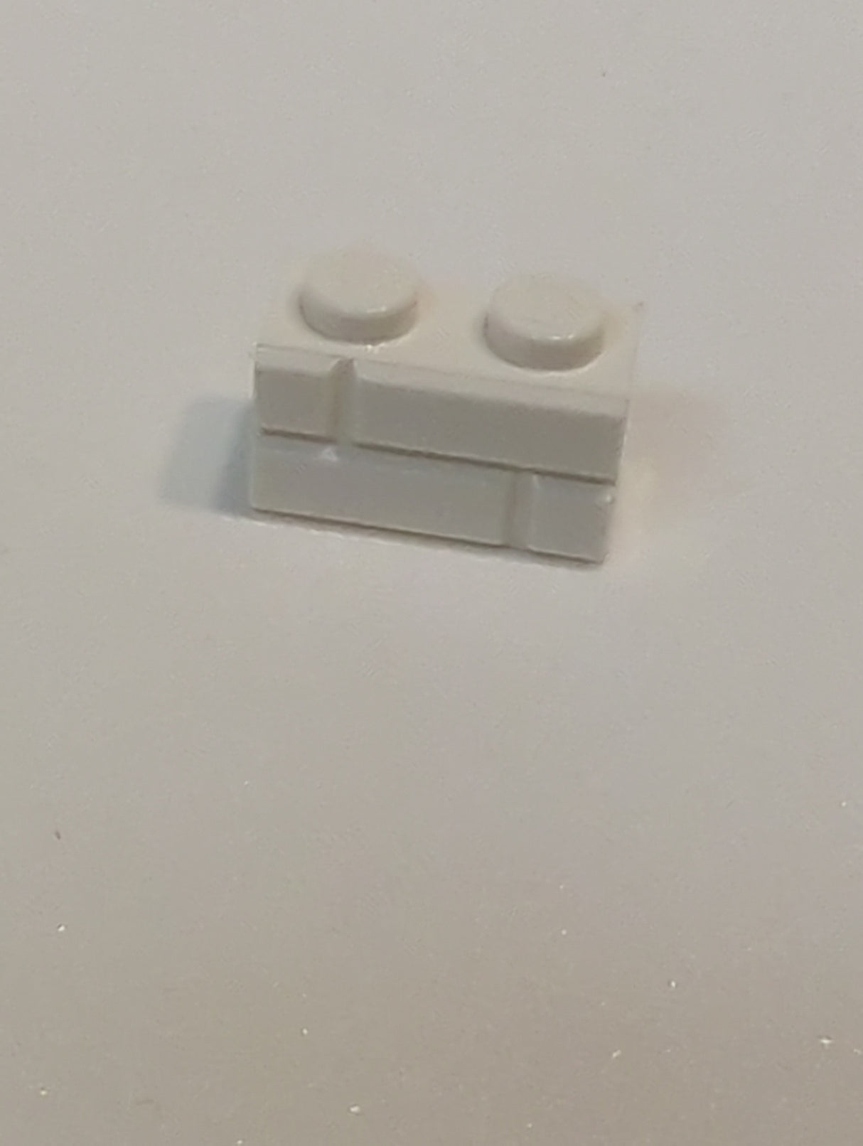 NEU Brick, Modified 1x2 with Masonry Profile weiss white