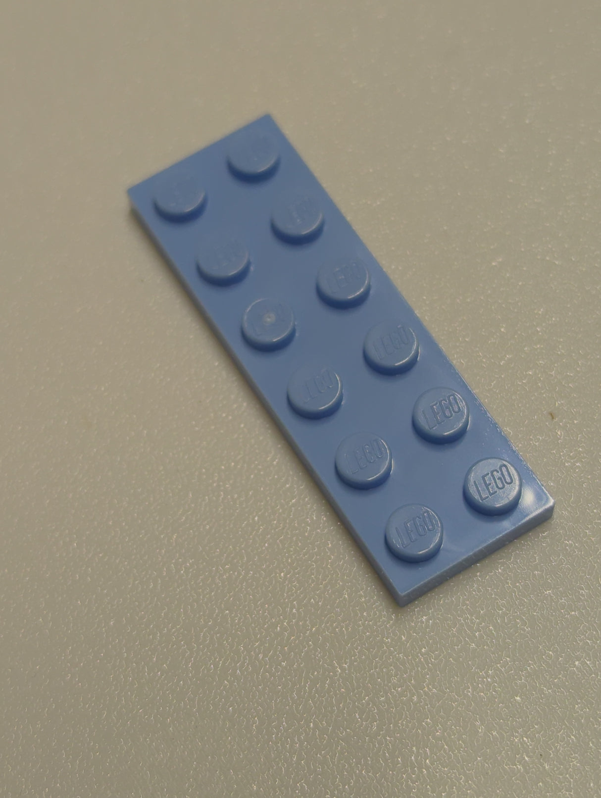 NEU Platte 2 x 6 hellblau