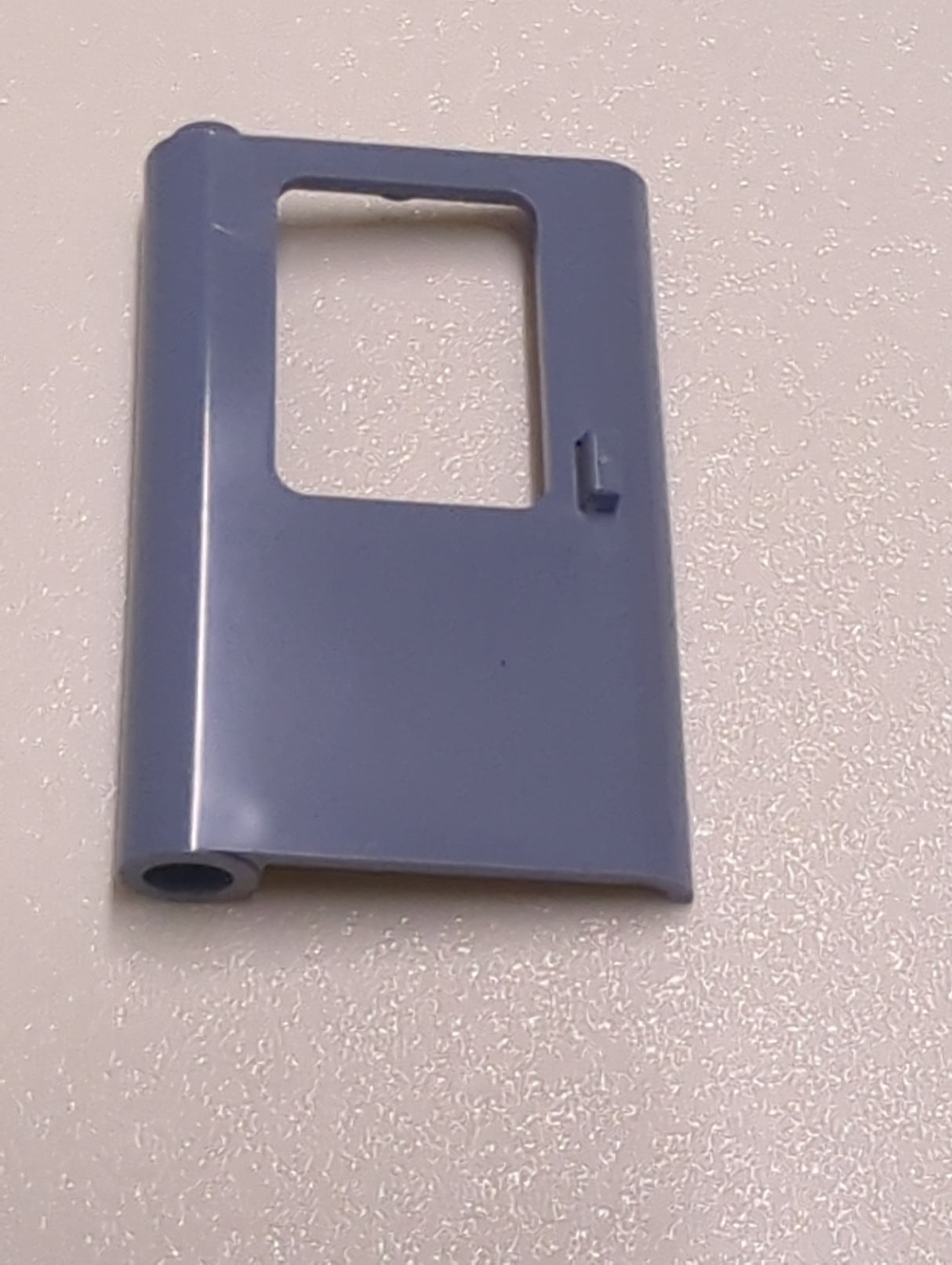 NEU Tür 1 x 4 x 5 Zug links, dicke Stütze am Boden sandblau