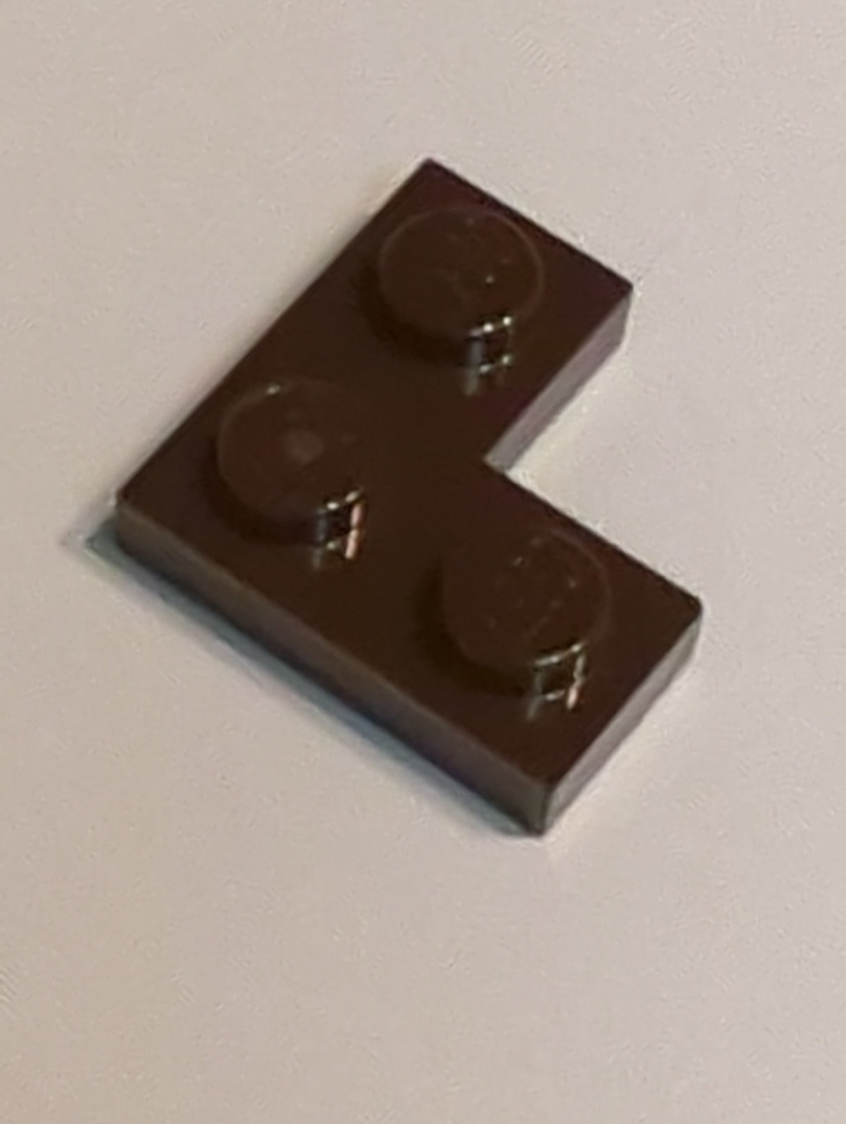 NEU 2 x 2 Platte Ecke dunkelbraun