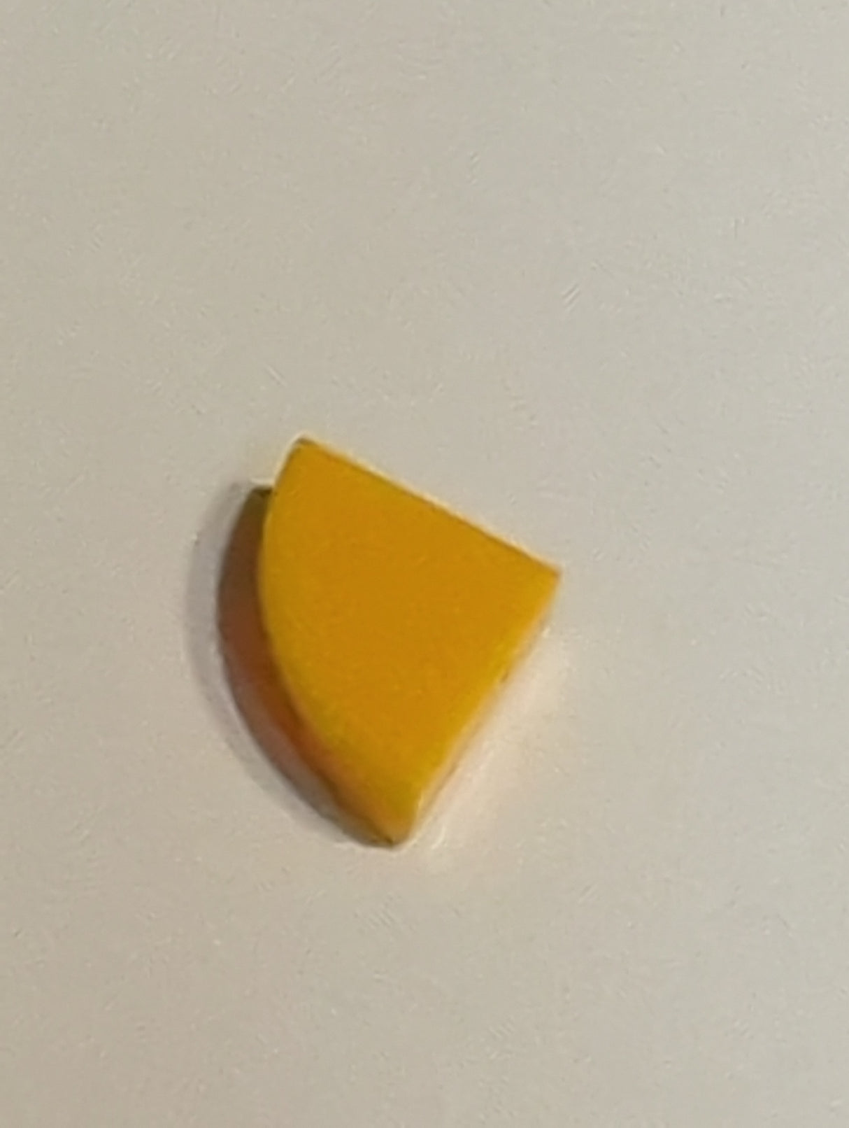 NEU Fliese, Rund 1 x 1 Viertel hellorange