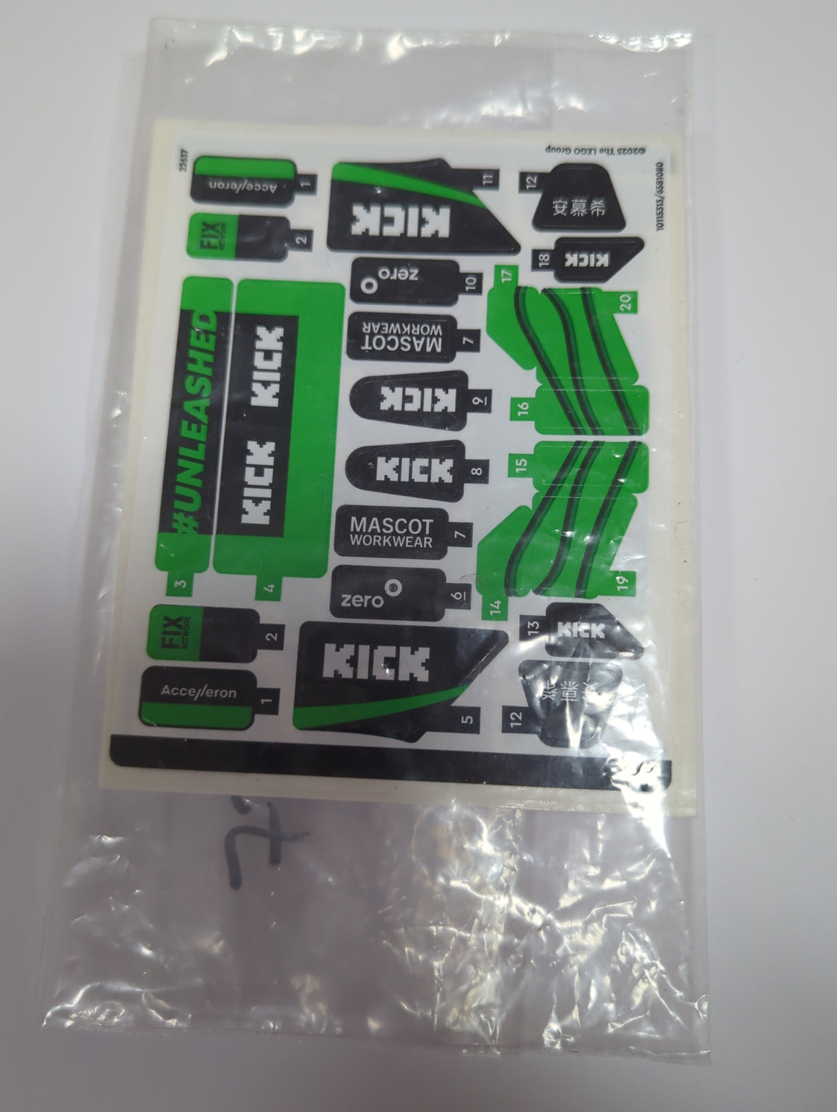 NEU Aufkleberbogen für Set 77247 - Internationale Version - (10115313/6581080)