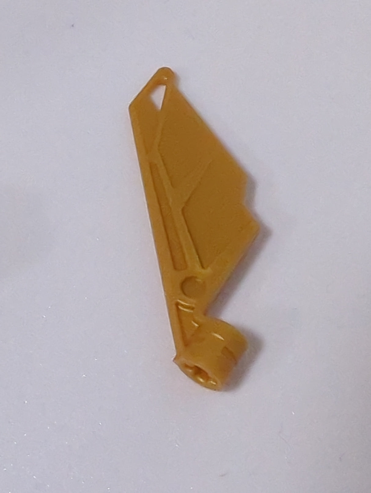 NEU Bionicle Wing Small / Tail with Axle Hole pearlgold pearl gold