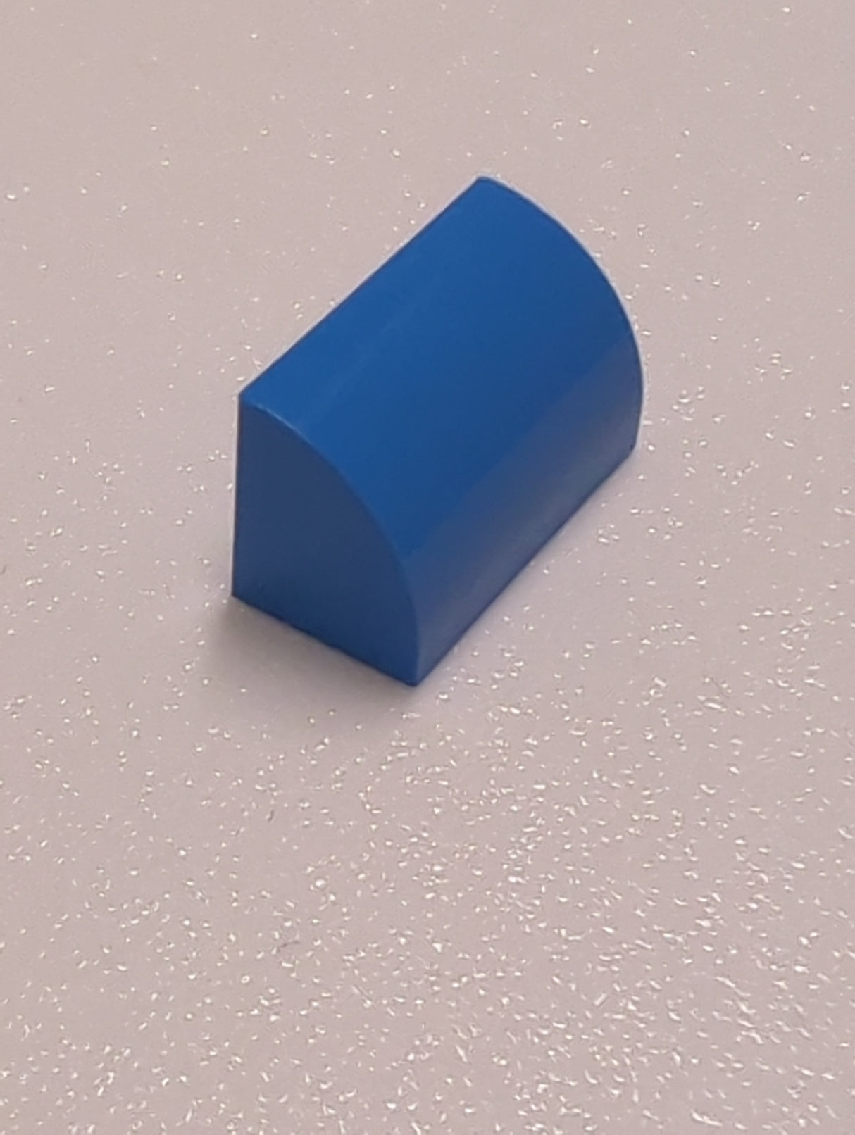 NEU modifizierter Stein, gebogen 1 x 2 x 1 dunkelazur