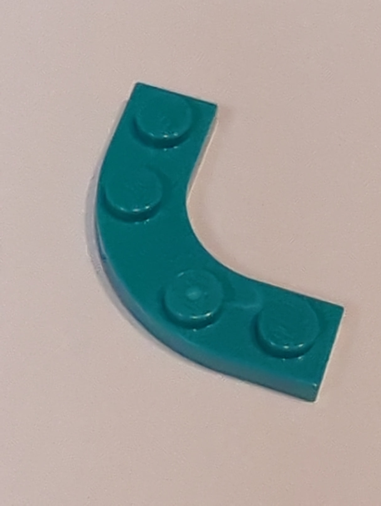 NEU Platte, rund Ecke 3 x 3 mit 2 x 2 Ausschnitt, türkis