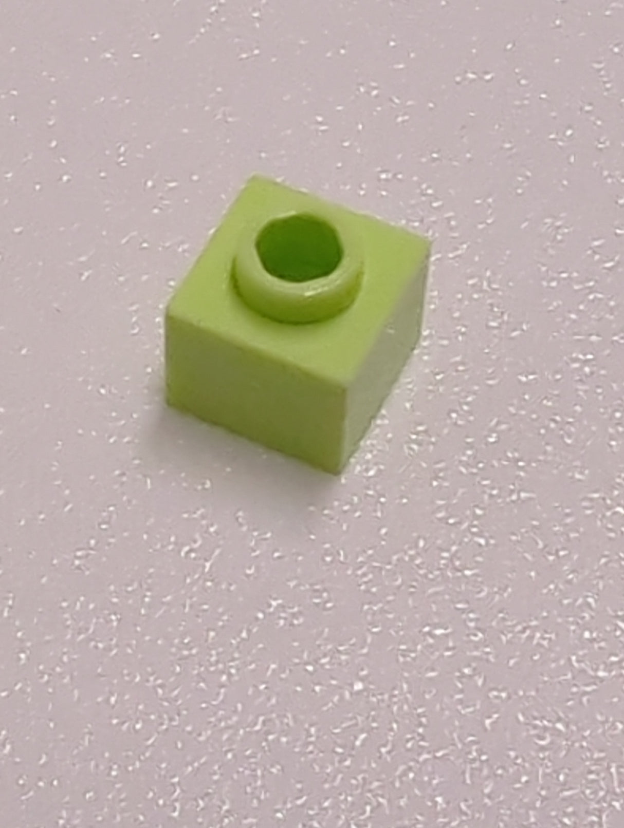 NEU Stein, modifiziert 1 x 1 x 2/3 mit offener Noppe mintgrün