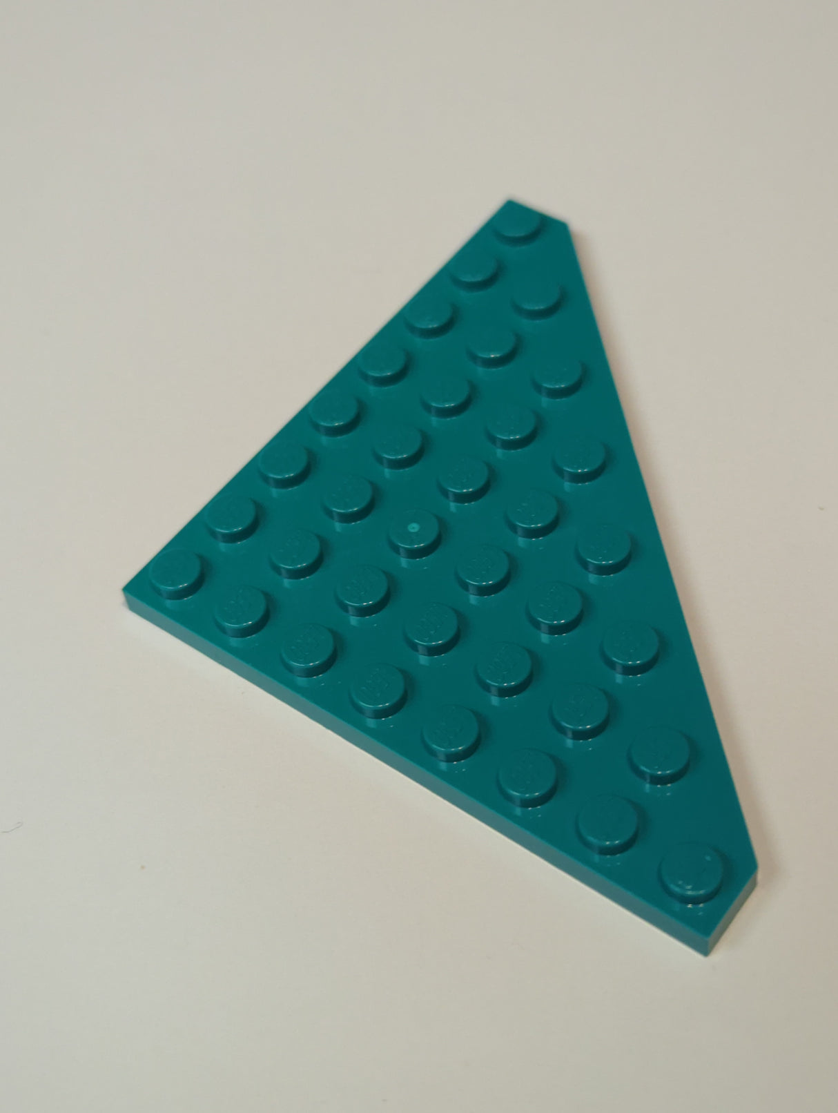 NEU Keil, Platte 8 x 8 geschnittene Ecke türkis