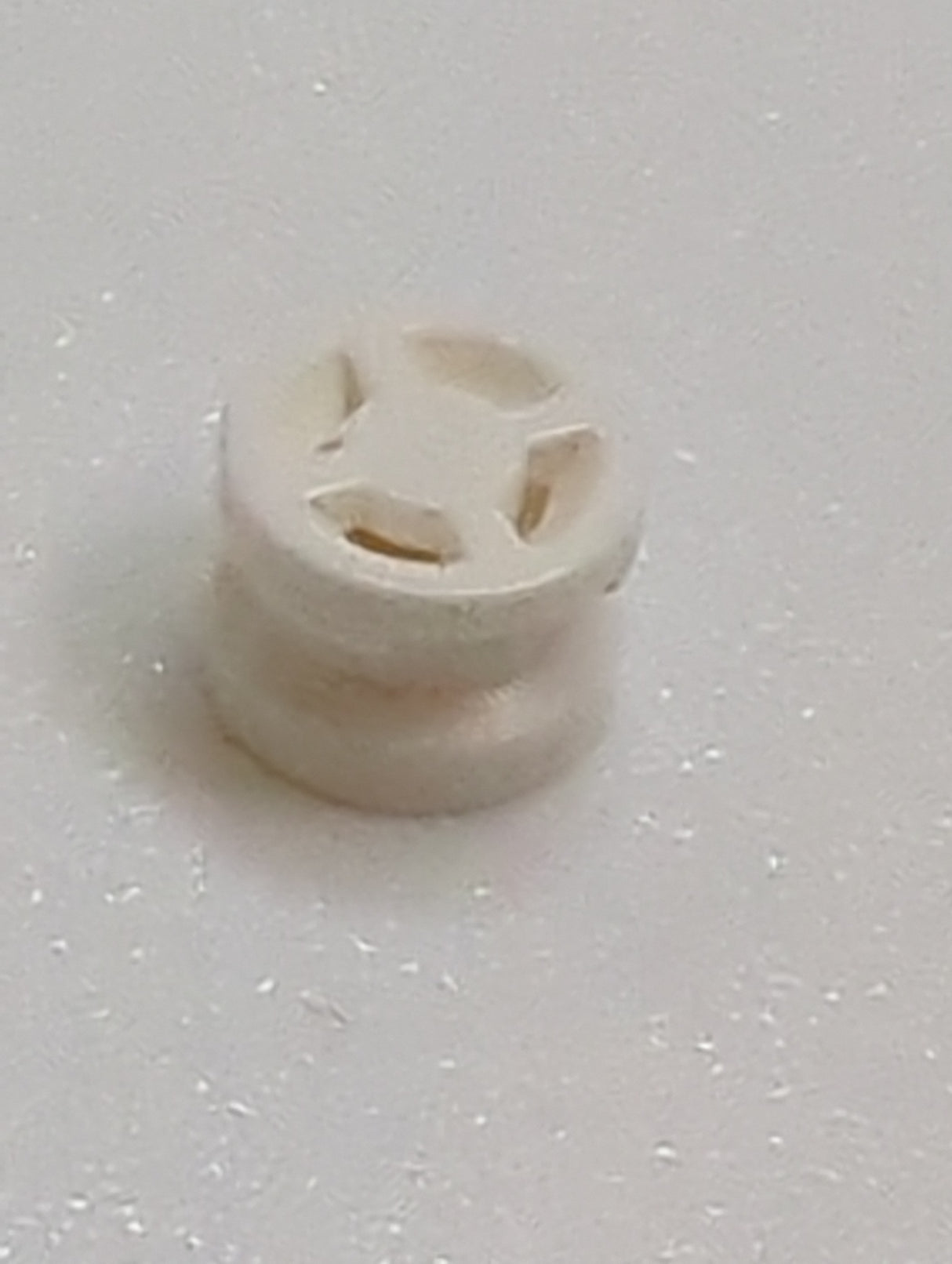 Felge klein 8x6mm Ø8 mit Slot weiß