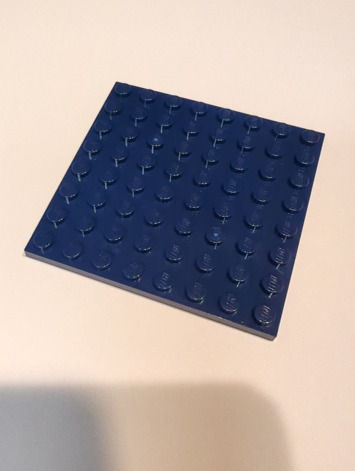 NEU Platte 8 x 8 dunkelblau