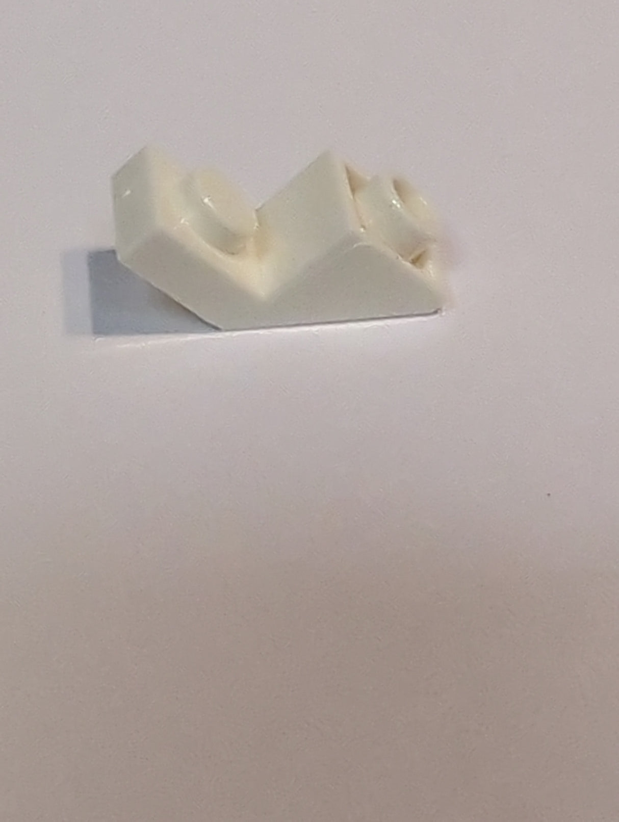 NEU Schräge, umgekehrte 45 2 x 1 mit 2/3 Ausschnitt weiß