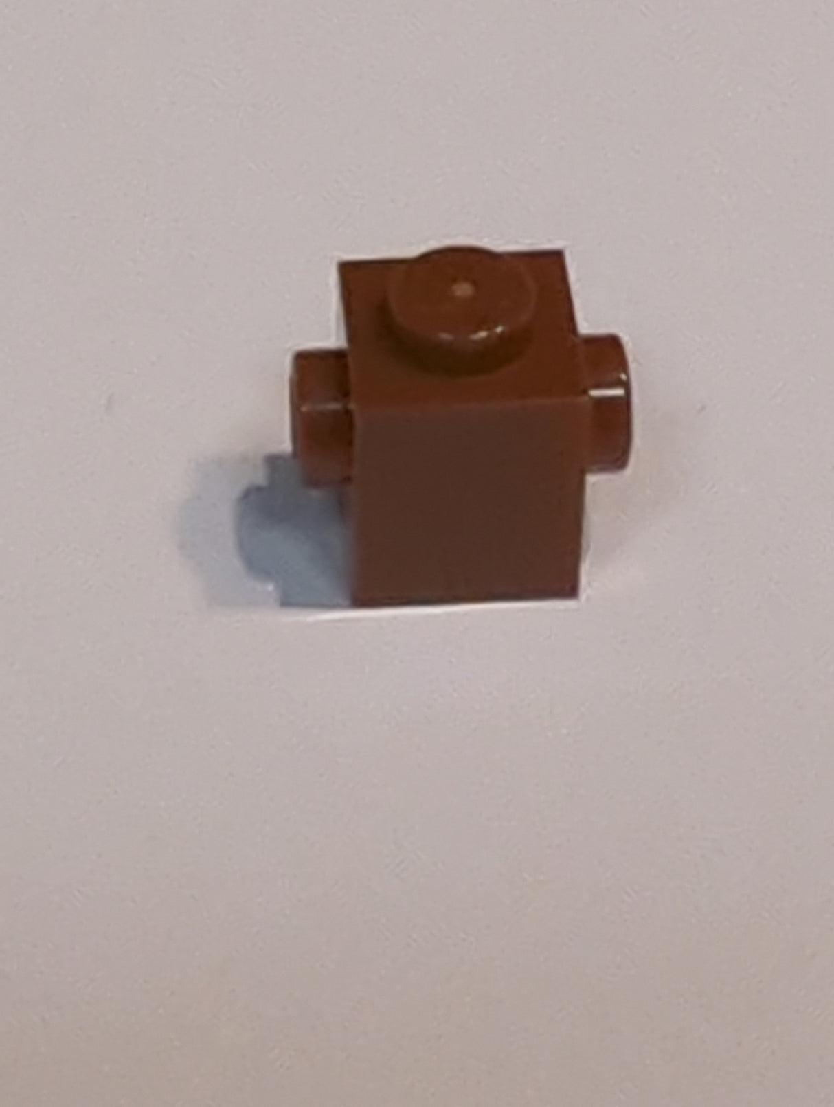 NEU Stein modifiziert 1 x 1 mit 2 Noppen gegenüber neubraun