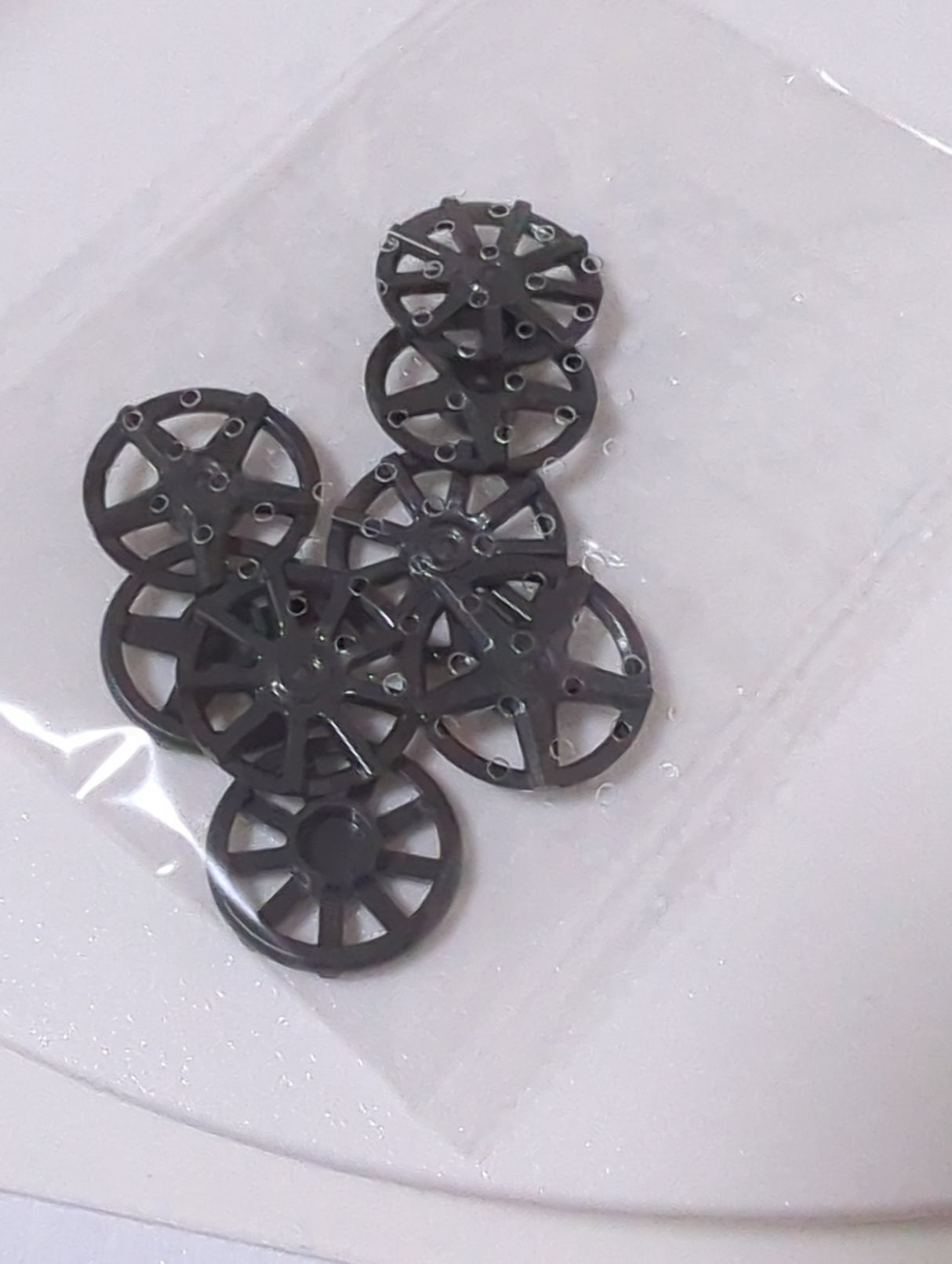 NEU Wheel Cover 5 Spoke and 9 Spoke for Wheel 72206pb01, 8 in Bag - 4 of Each (Multipack) titan pearl dark gray