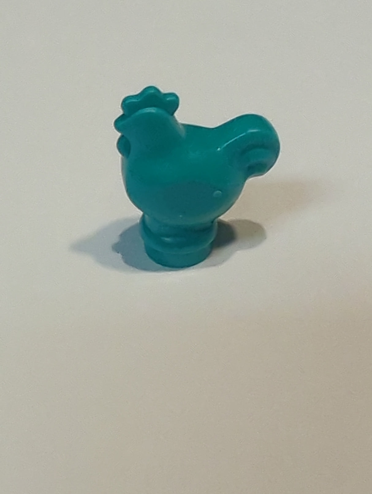 Huhn, breiter Boden türkis