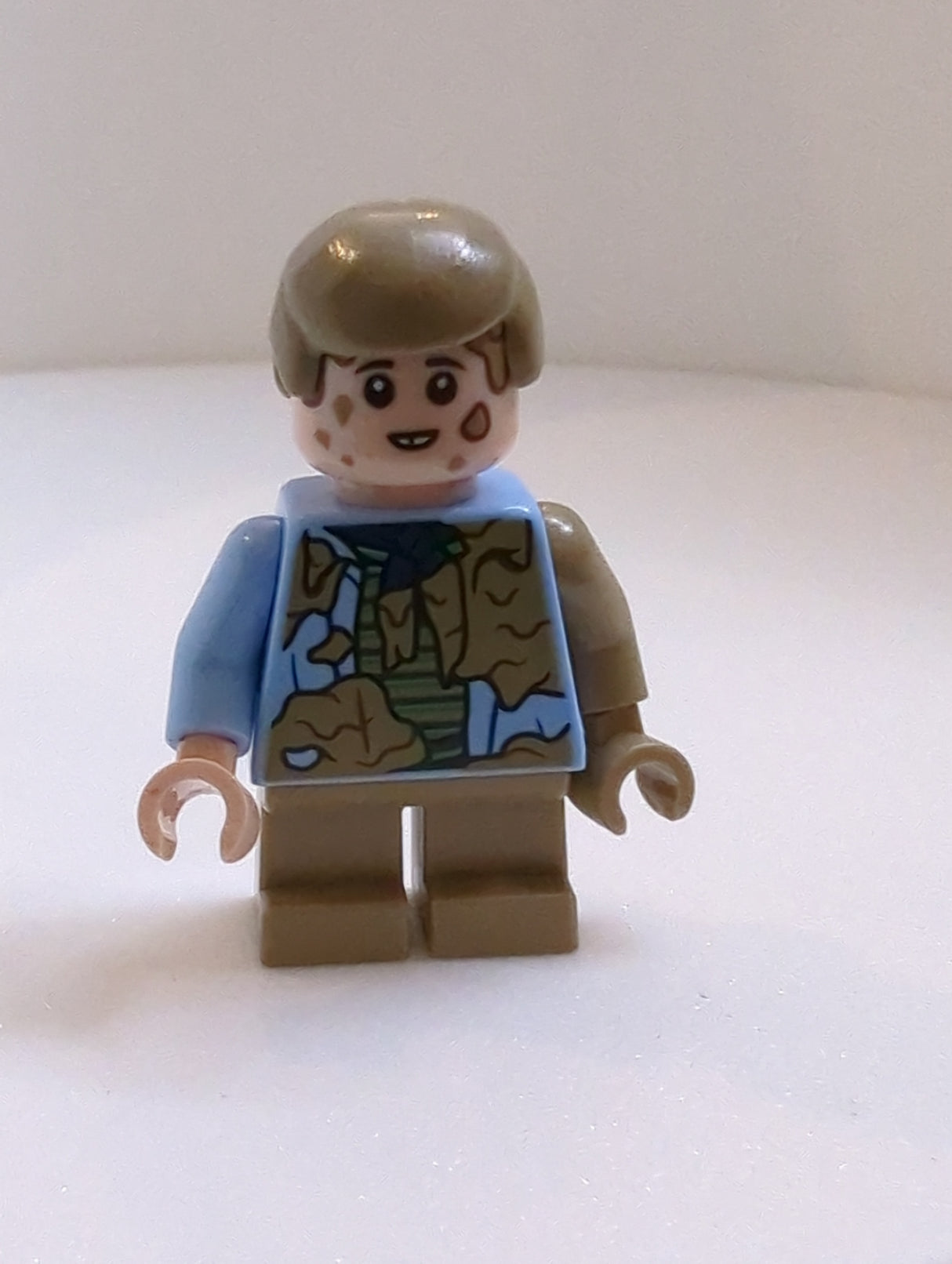 NEU Jurassic World Minifigur Tim Murphy - Dreck Flecken jw099