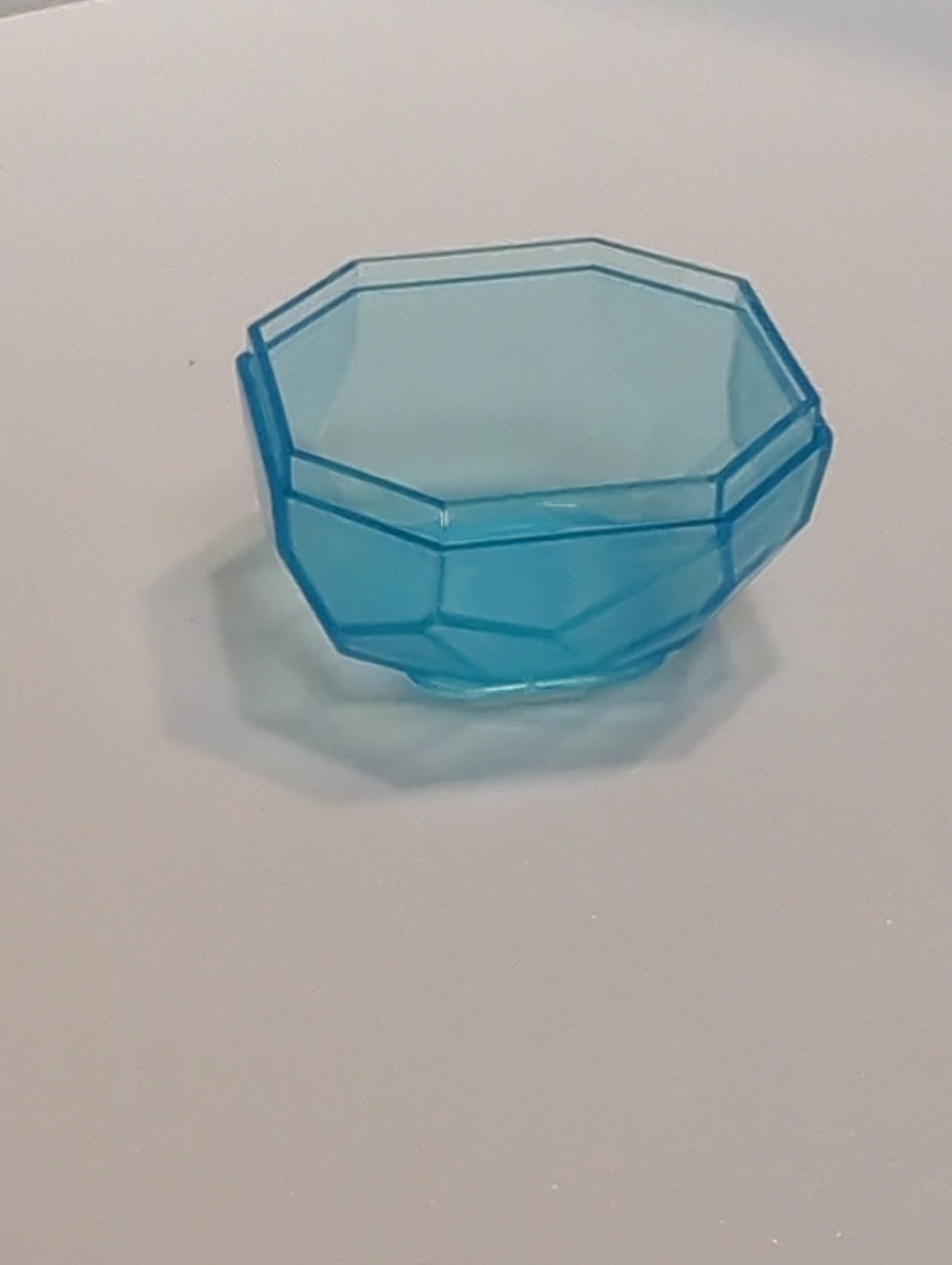 NEU Felsen 4 x 4 Octagonal Felsen, Unterteil transparent hellblau