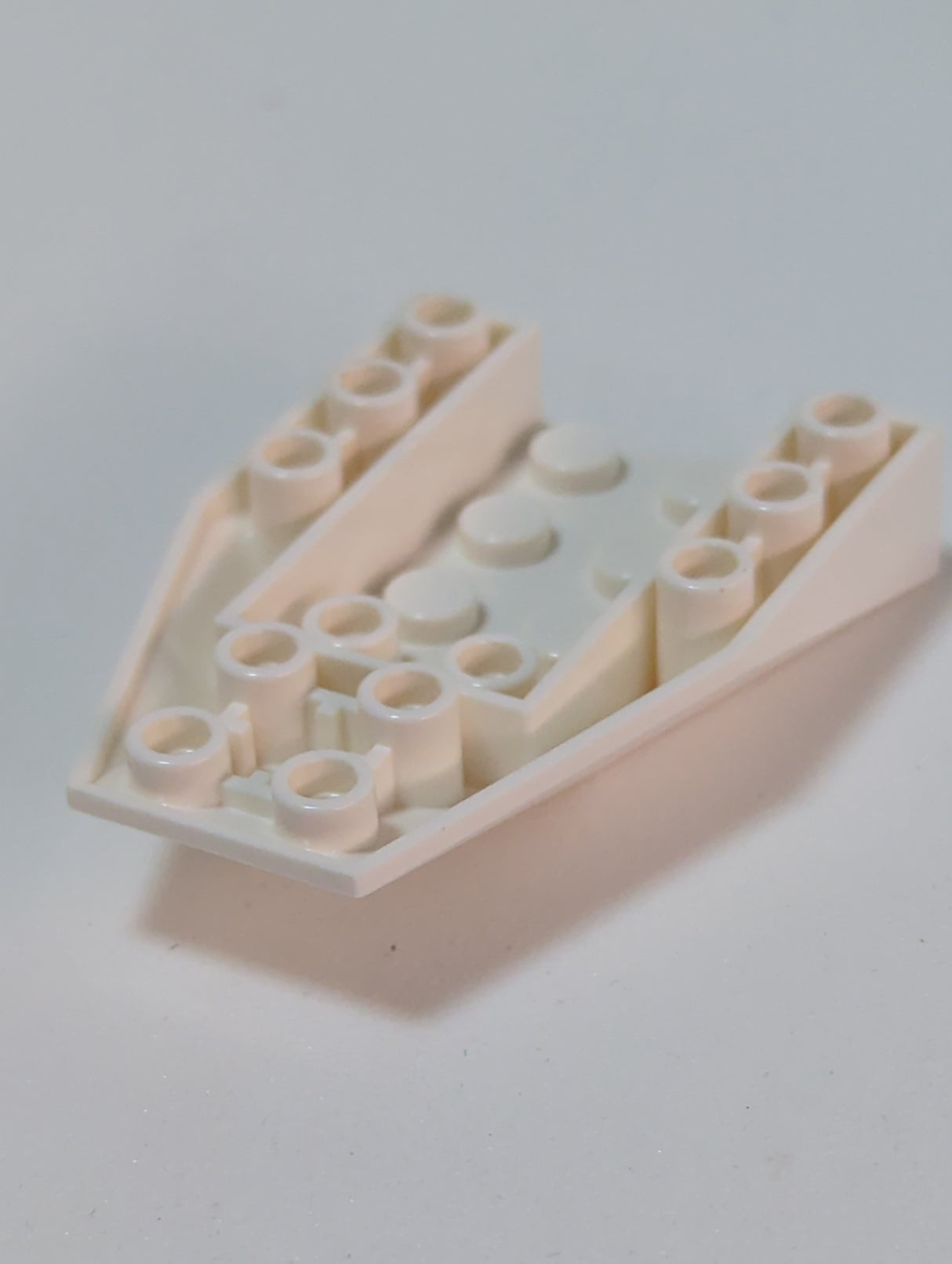 NEU Wedge 6 x 4 Triple Inverted with Connections between 4 Studs weiss white