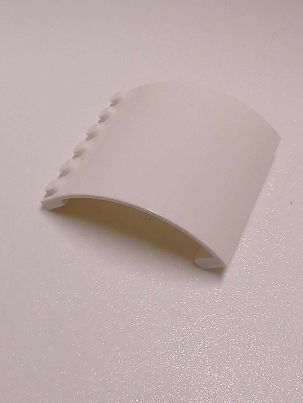 NEU Paneel 6 x 5 x 3 1/3 gebogene Oberseite weiß