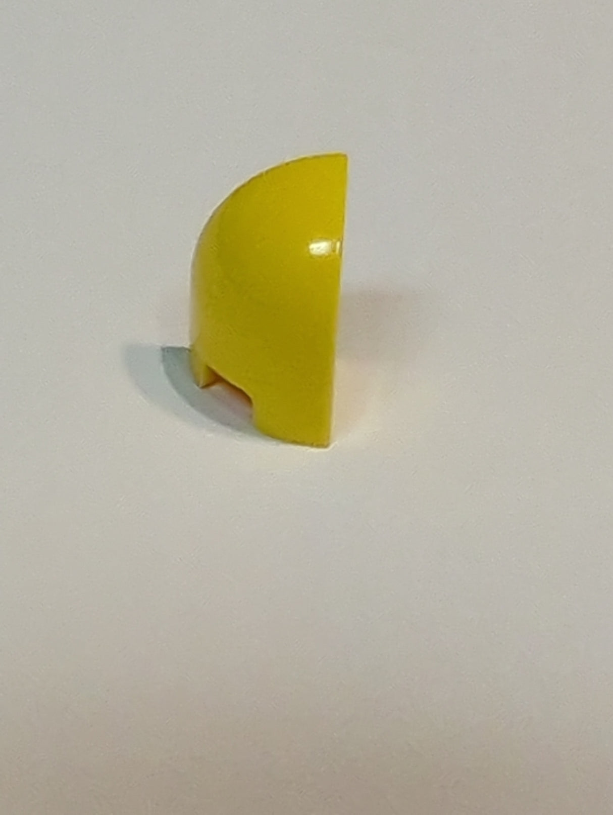 NEU Schräg, gebogen 1 x 1 x 1 1/3 Ecke rund gelb