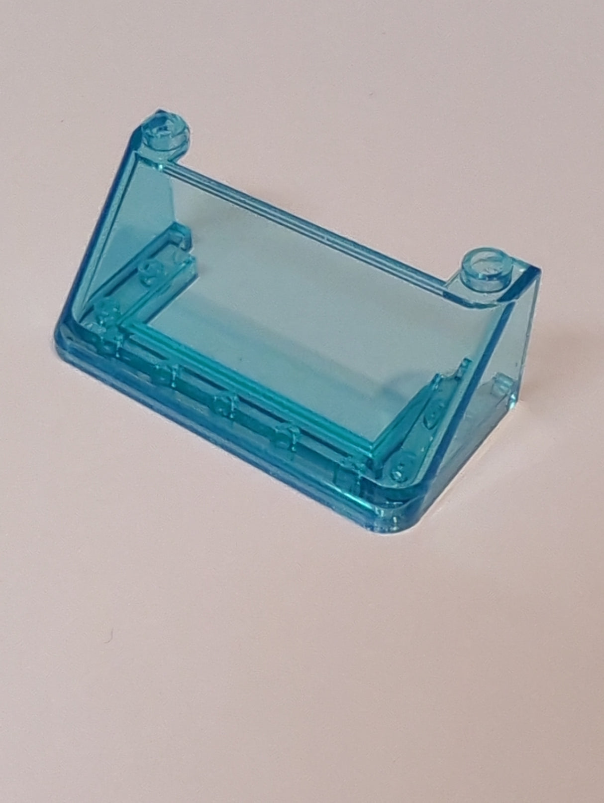 NEU Windscreen 3 x 6 x 2 transparent hellblau trans-light blue