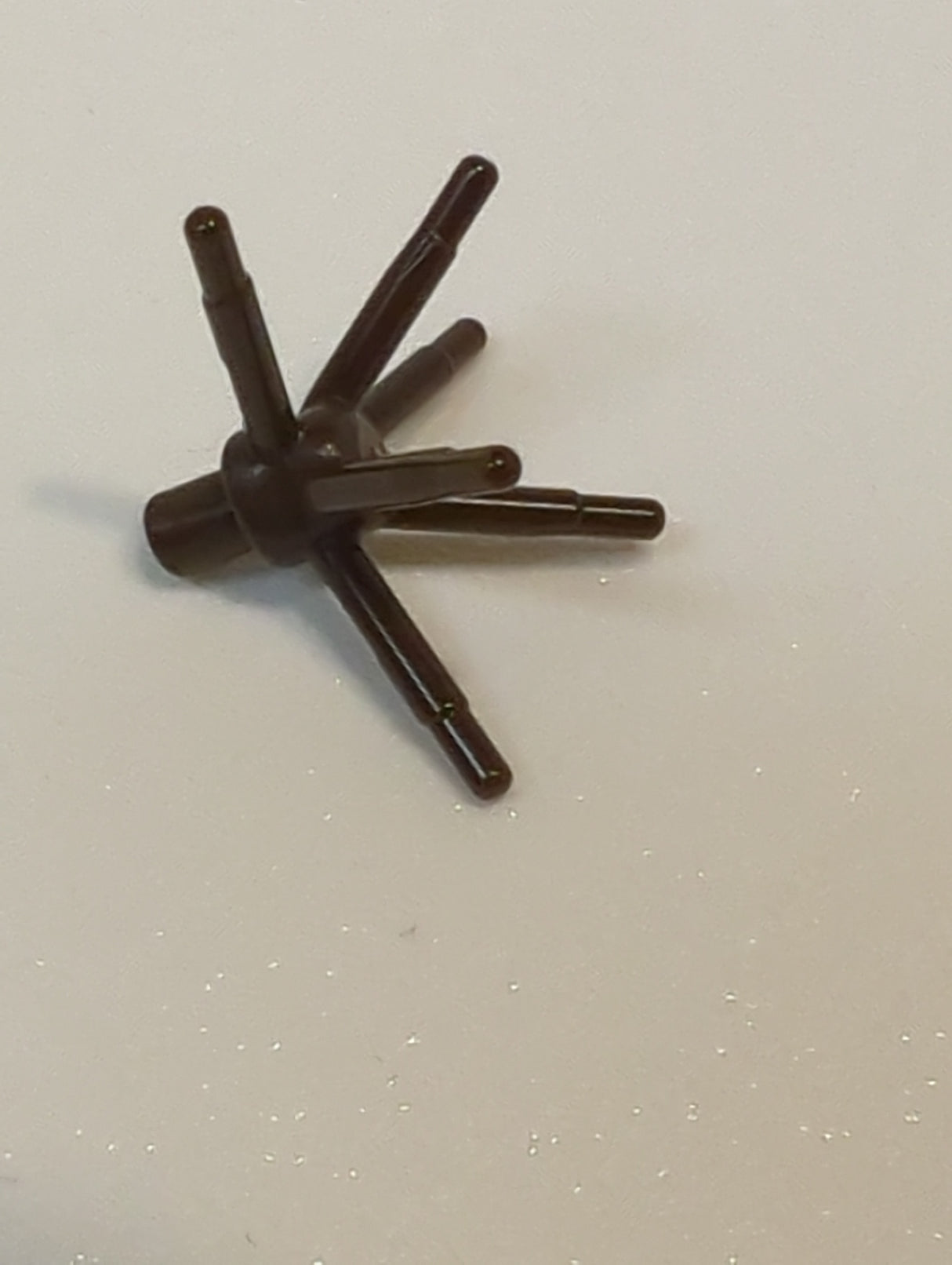 NEU Pflanze Blumenstiel mit Stab und 6 Stielen dunkelbraun