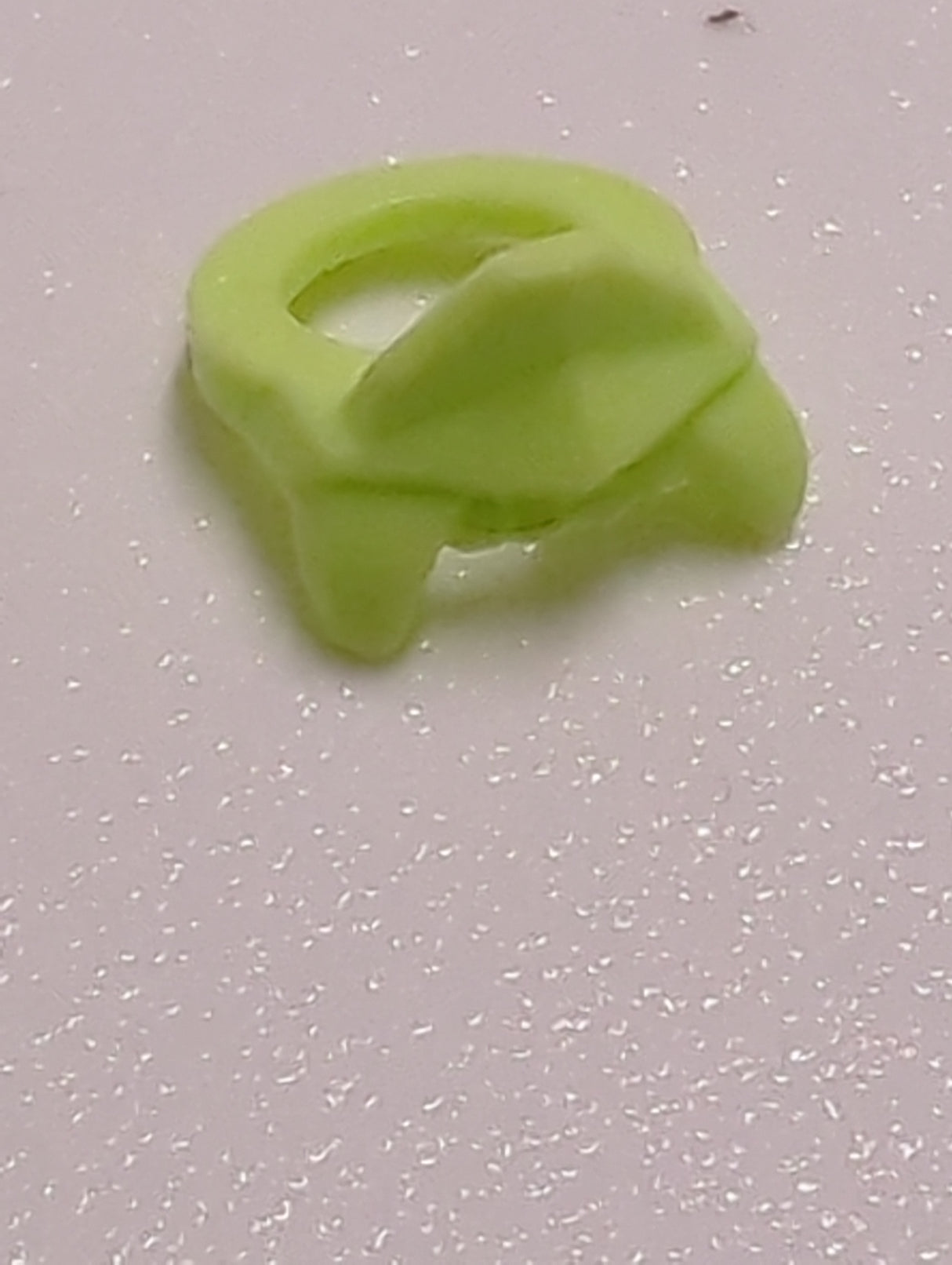 NEU Minifigur Unterkiefer mit Reißzähnen mintgrün