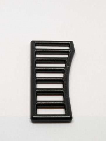 1x8x3 - 1x8x4 Stange Zaun gebogen schwarz black