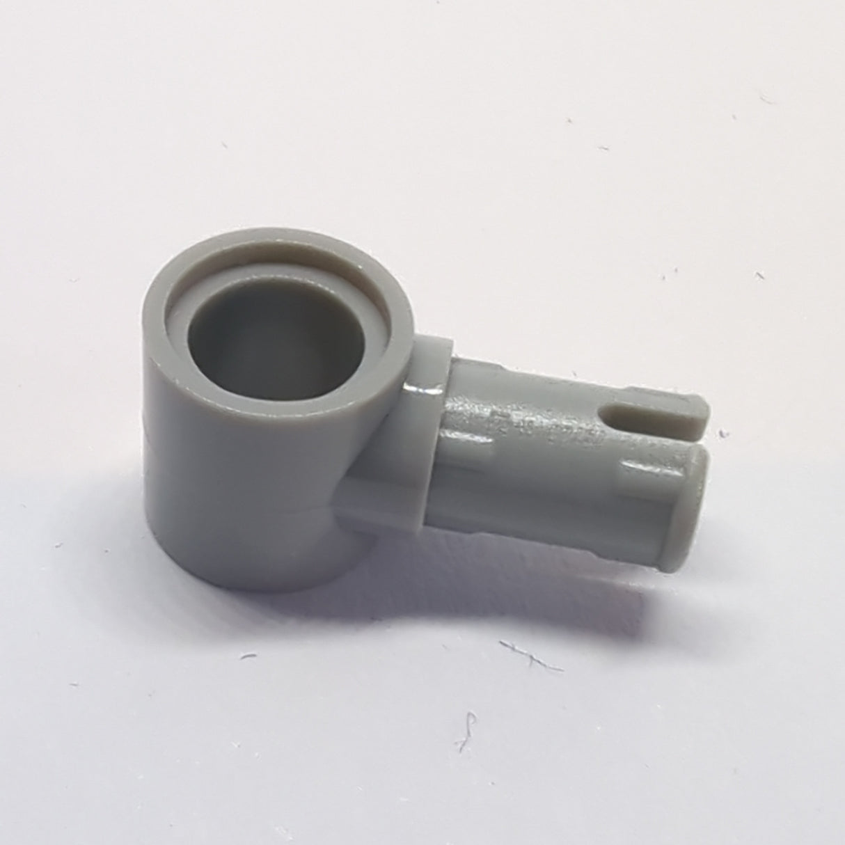 Technik Pin mit Reibungskanten der Länge nach und Pinloch neuhellgrau light bluish gray