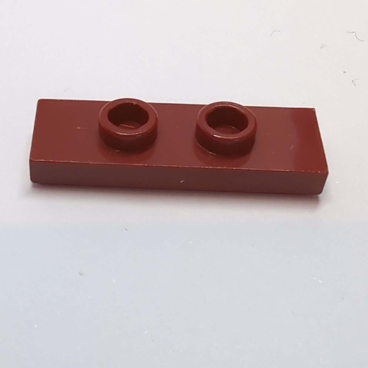 1x3 modifizierte Platte mit 2 Noppen Double Jumper dunkelrot dark red