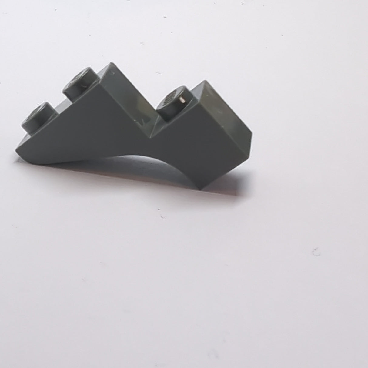 1x3x2 Halbbogenstein rund mit Stufe neudunkelgrau dark bluish gray