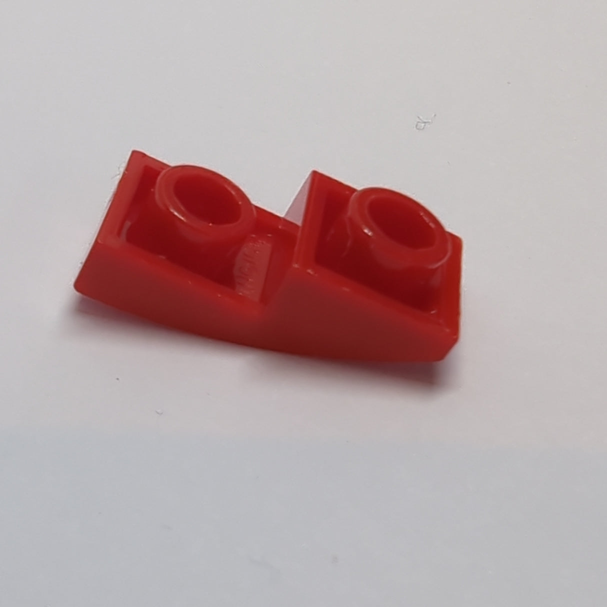 1x2 Halbbogenstein invertiert mit Noppen rot red