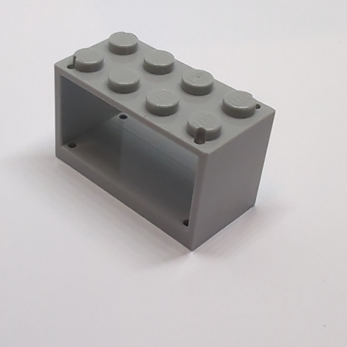 2x4x2 Halter Spule neuhellgrau light bluish gray