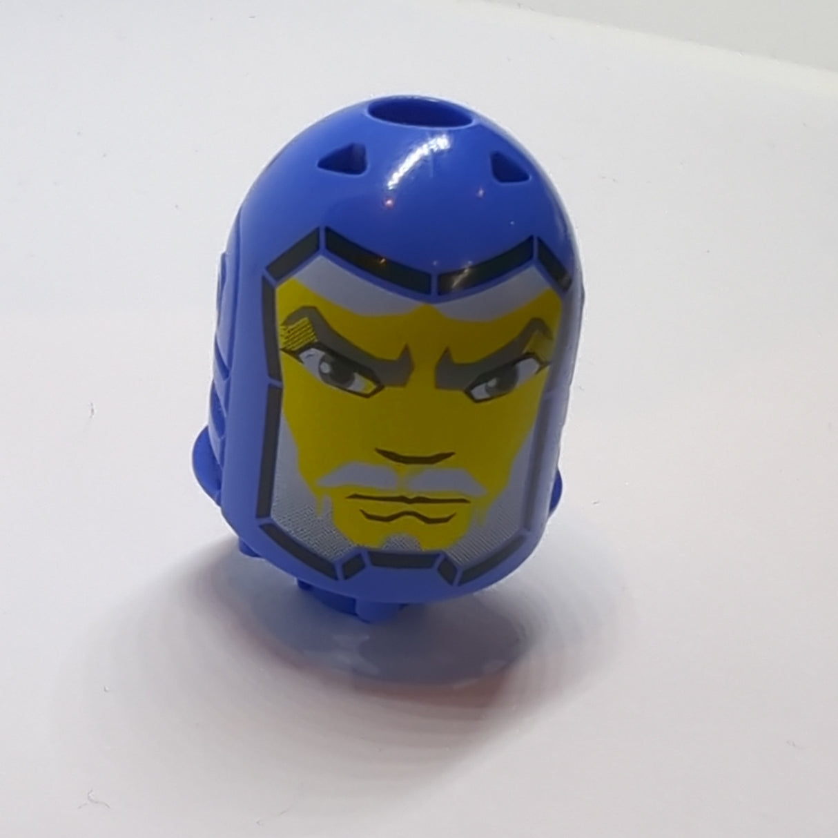 Kopf KK Large Figure Head with King Mathias Pattern, bedruckt - Black Line Around Face lilablau blue violet