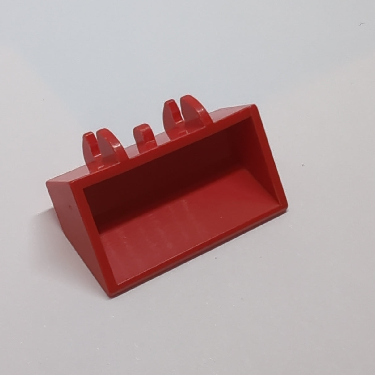 2x4x2 Baggerschaufel/Trecker ohne Zähne rot red