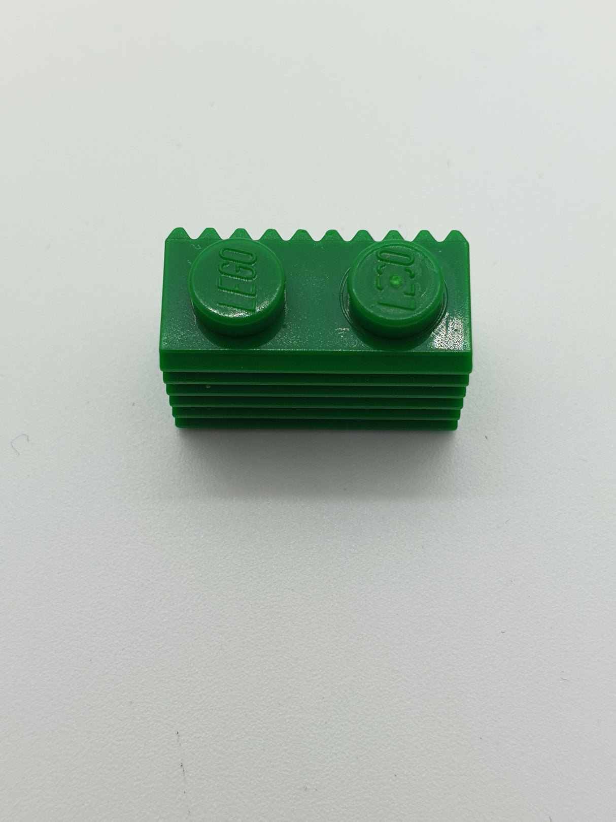 1x2 modifizierter Stein mit Profil grün