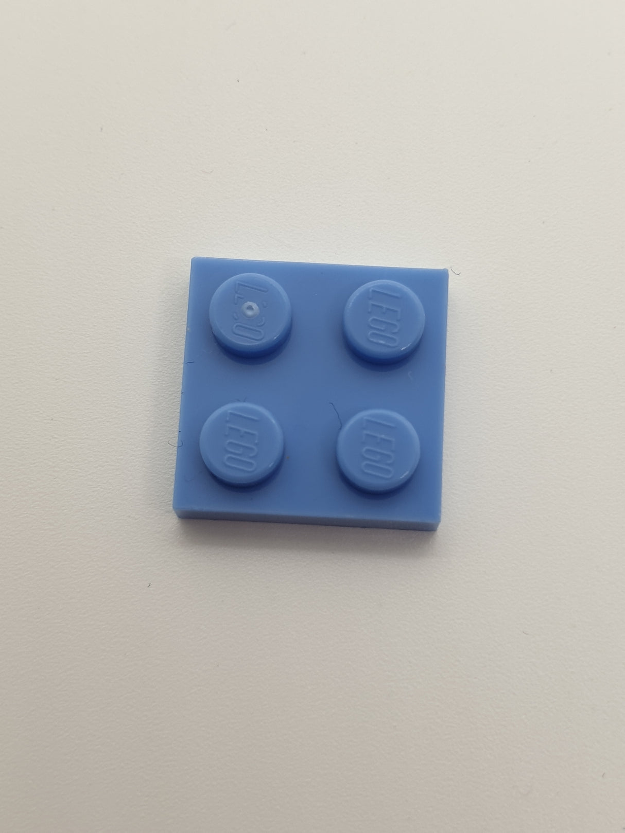 2x2 Platte mittelblau