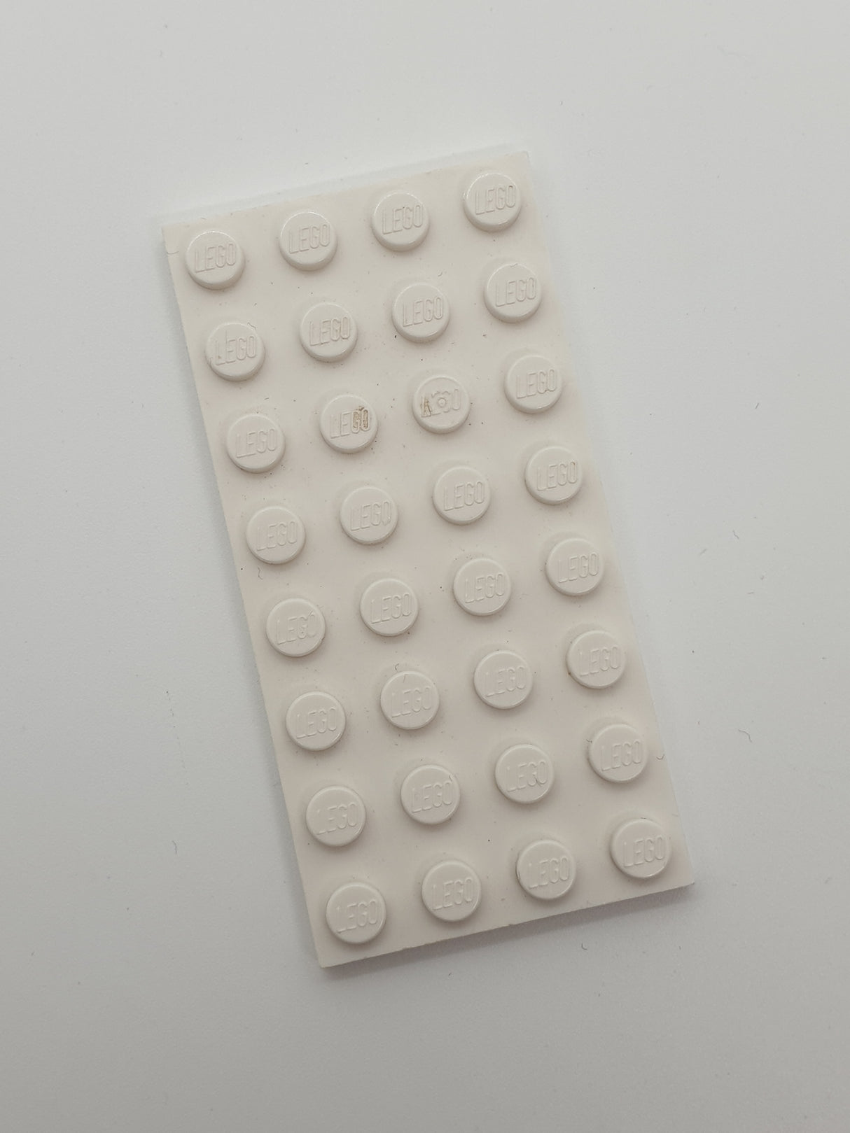 4x8 Platte weiß white