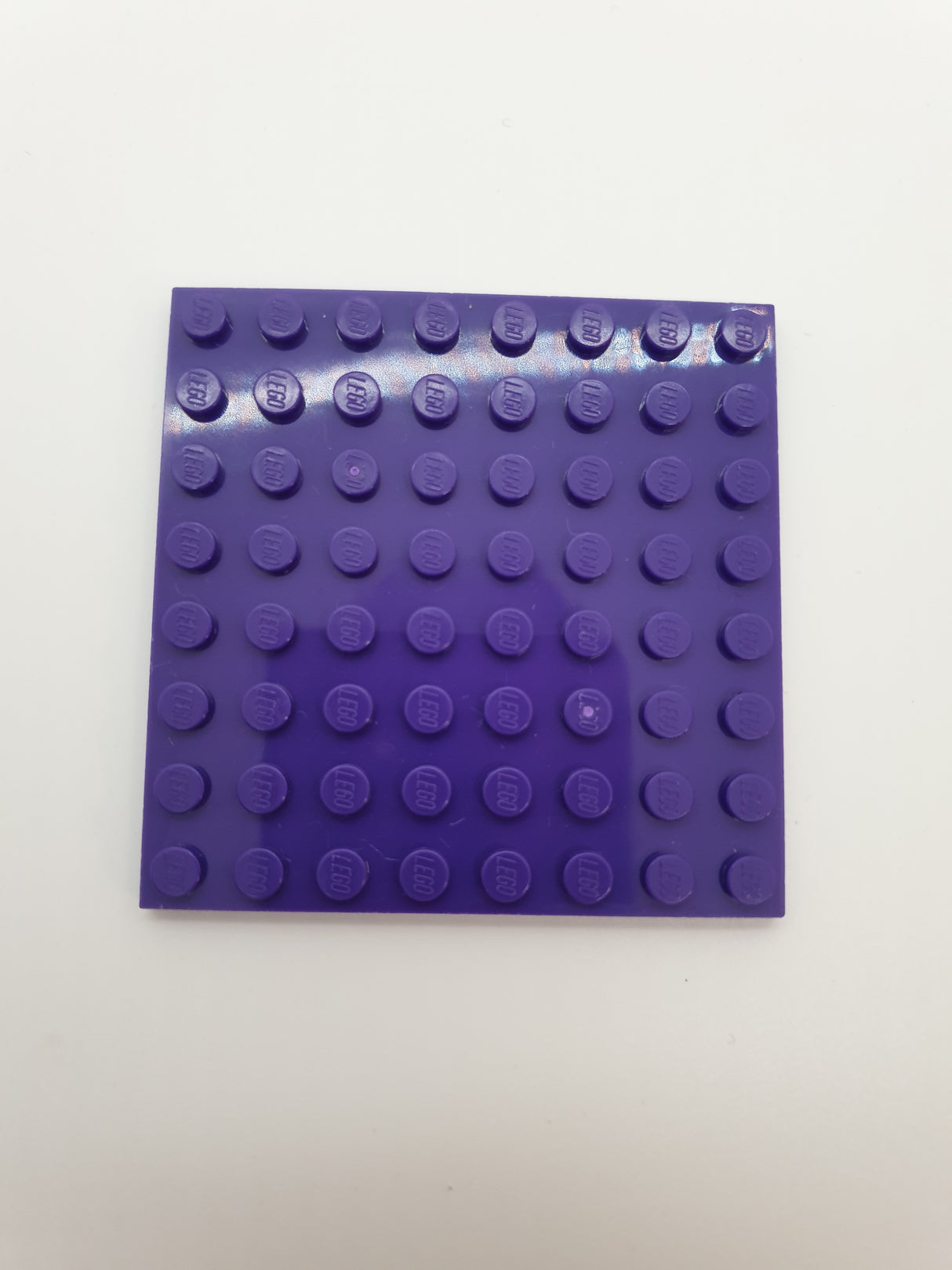 8x8 Platte lila dark purple