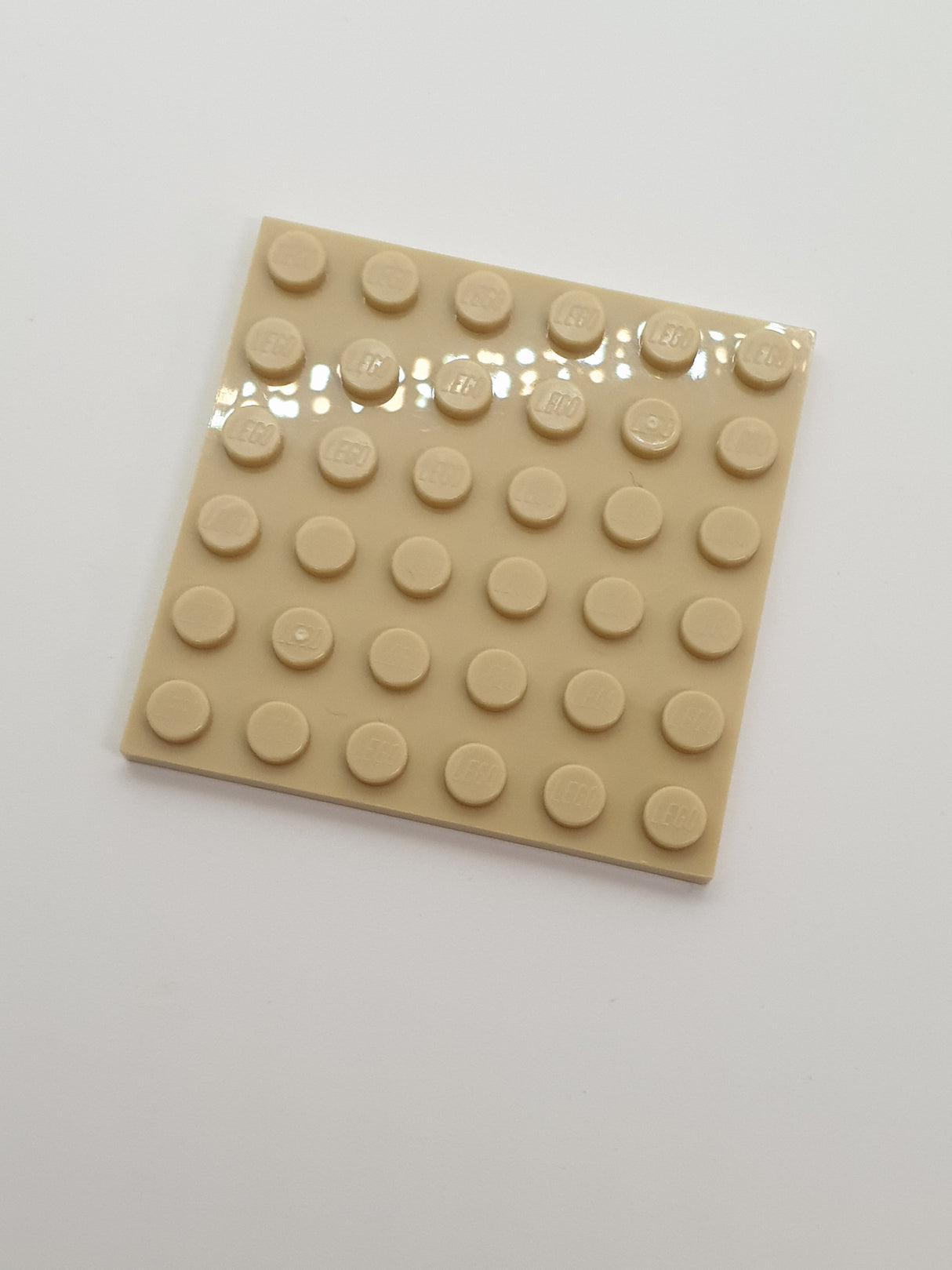 6x6 Platte beige tan