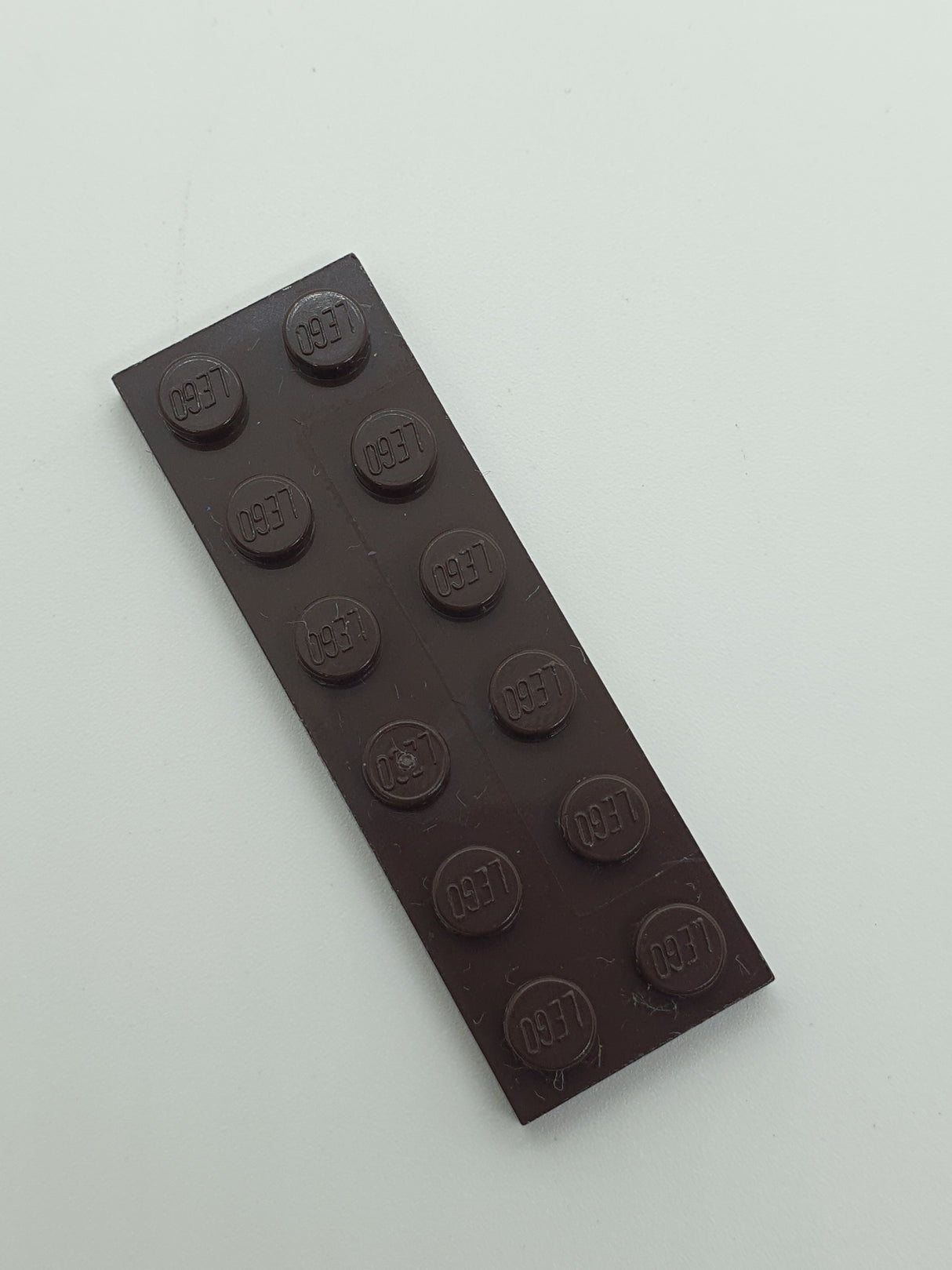 2x6 Platte dunkelbraun dark brown