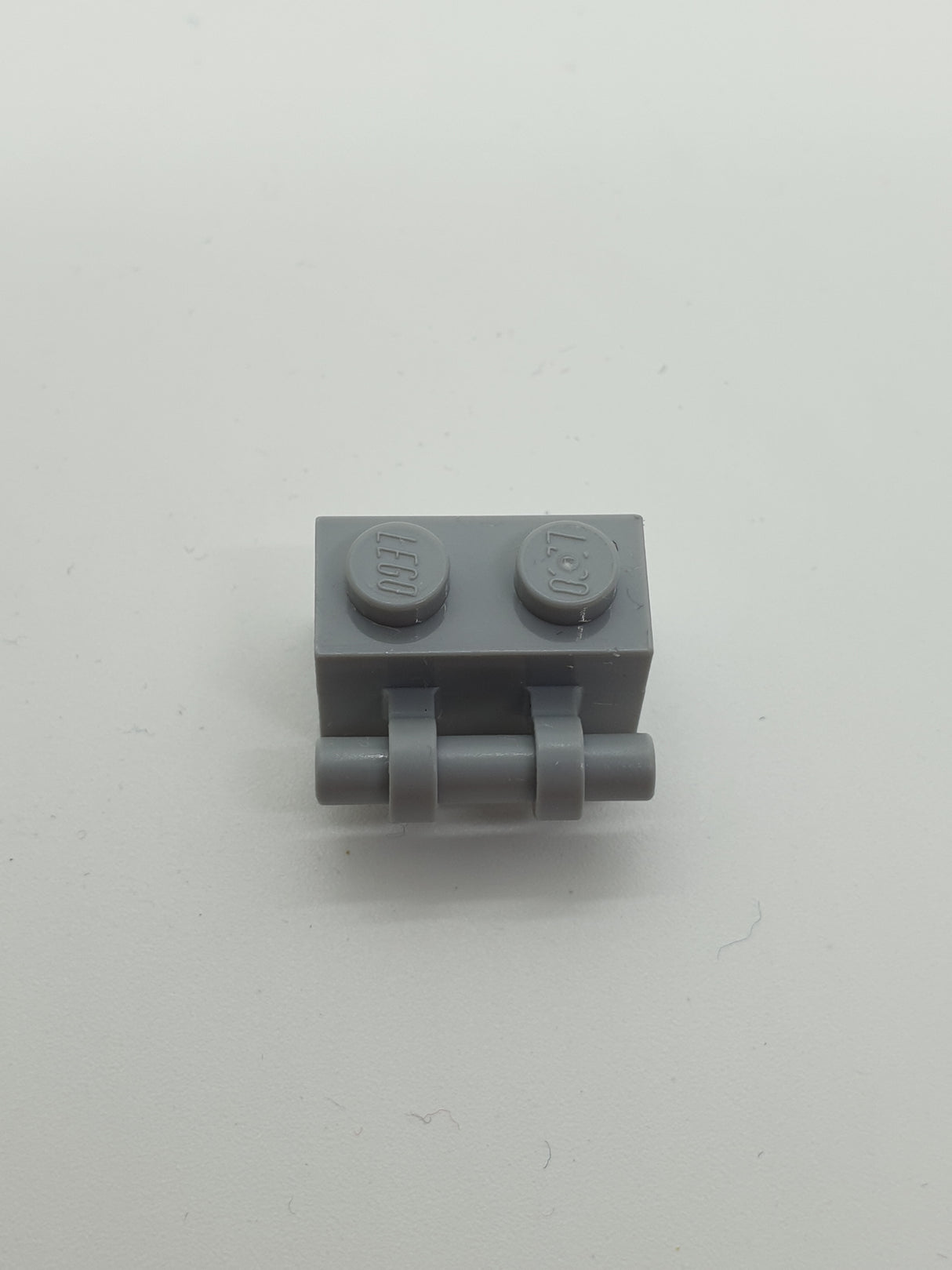 1x2 modifizierter Stein mit Griff neuhellgrau