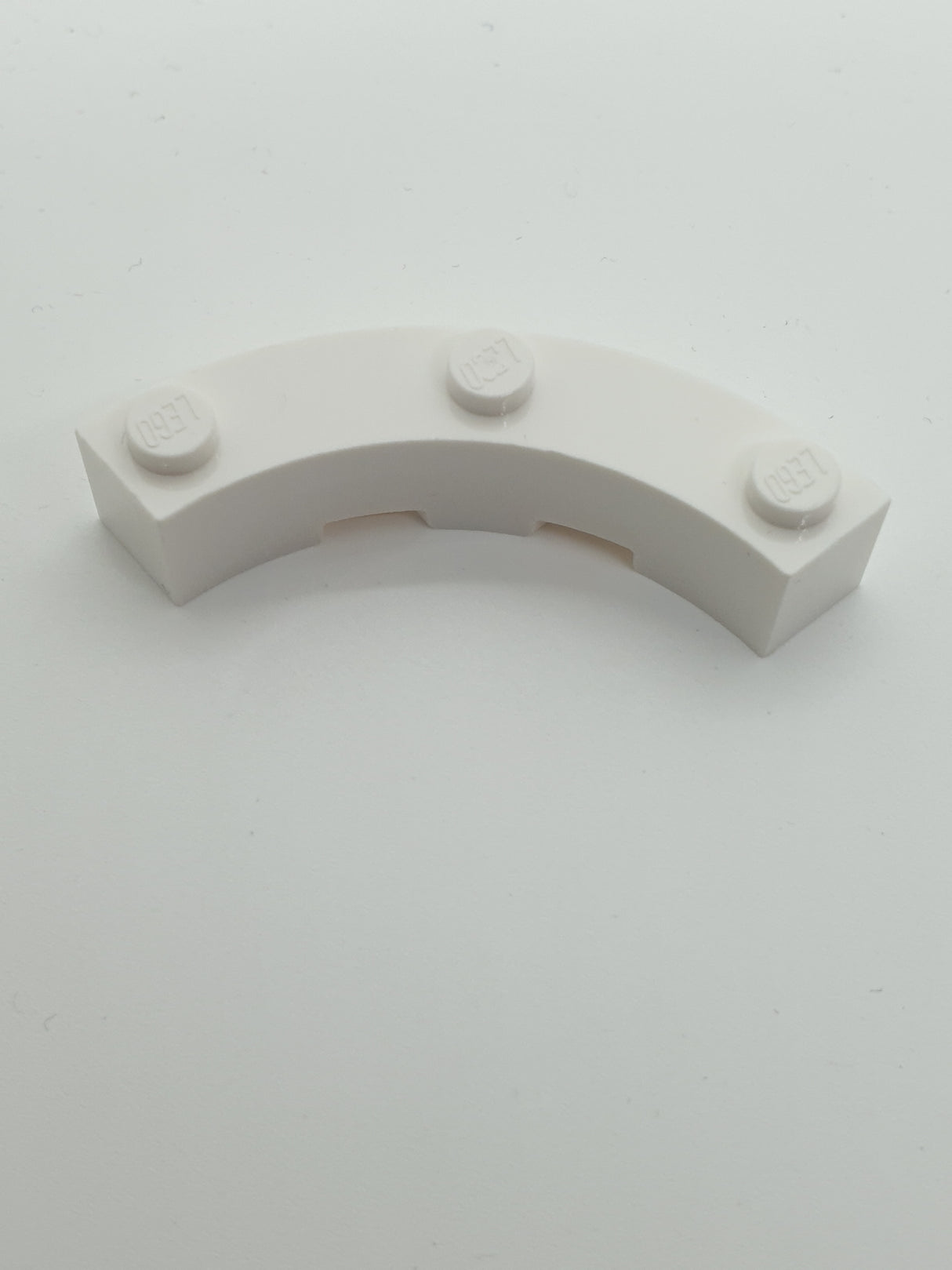 4x4 Rundstein Macaroni1/4 Kreis weiß white