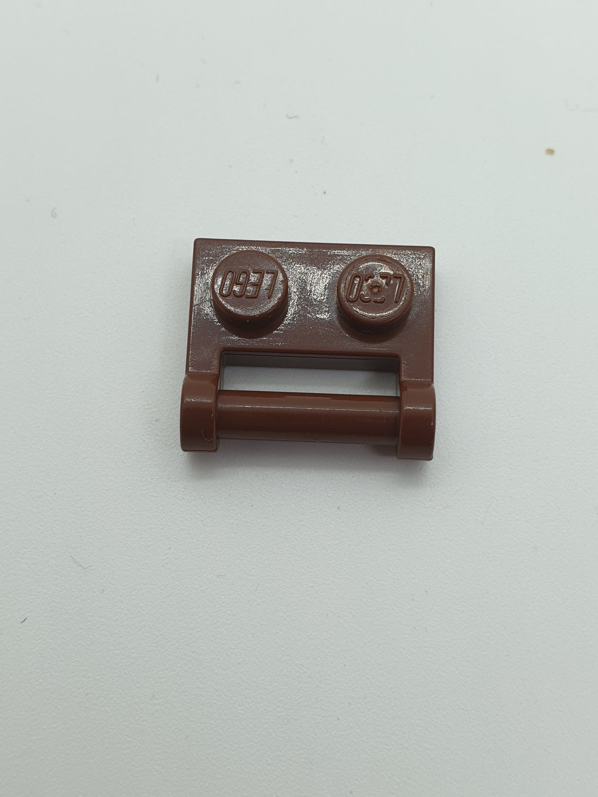 1x2 Platte modifiziert mit Griff neubraun reddish brown